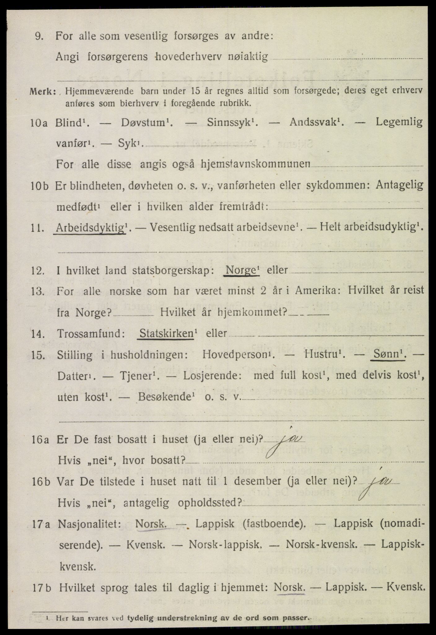 SAT, 1920 census for Inderøy, 1920, p. 5624