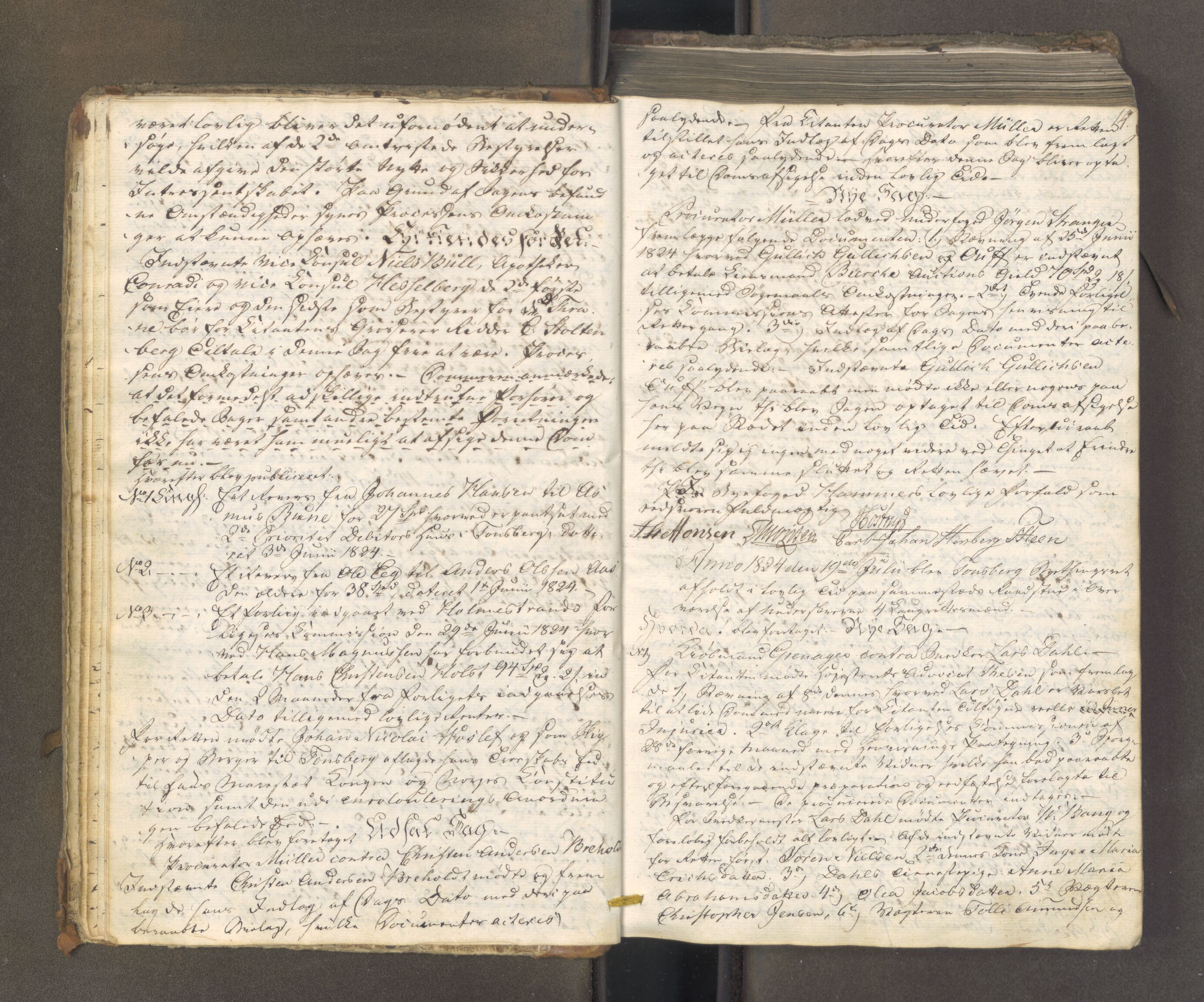 Tønsberg byfogd, AV/SAKO-A-224/F/Fa/L0024: Tingbok, 1824-1836, p. 14-15