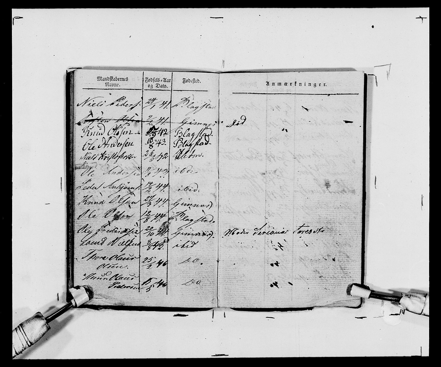 Generalitets- og kommissariatskollegiet, Det kongelige norske kommissariatskollegium, AV/RA-EA-5420/E/Eh/L0120: Tingvollske kompani, 1850-1870, p. 181