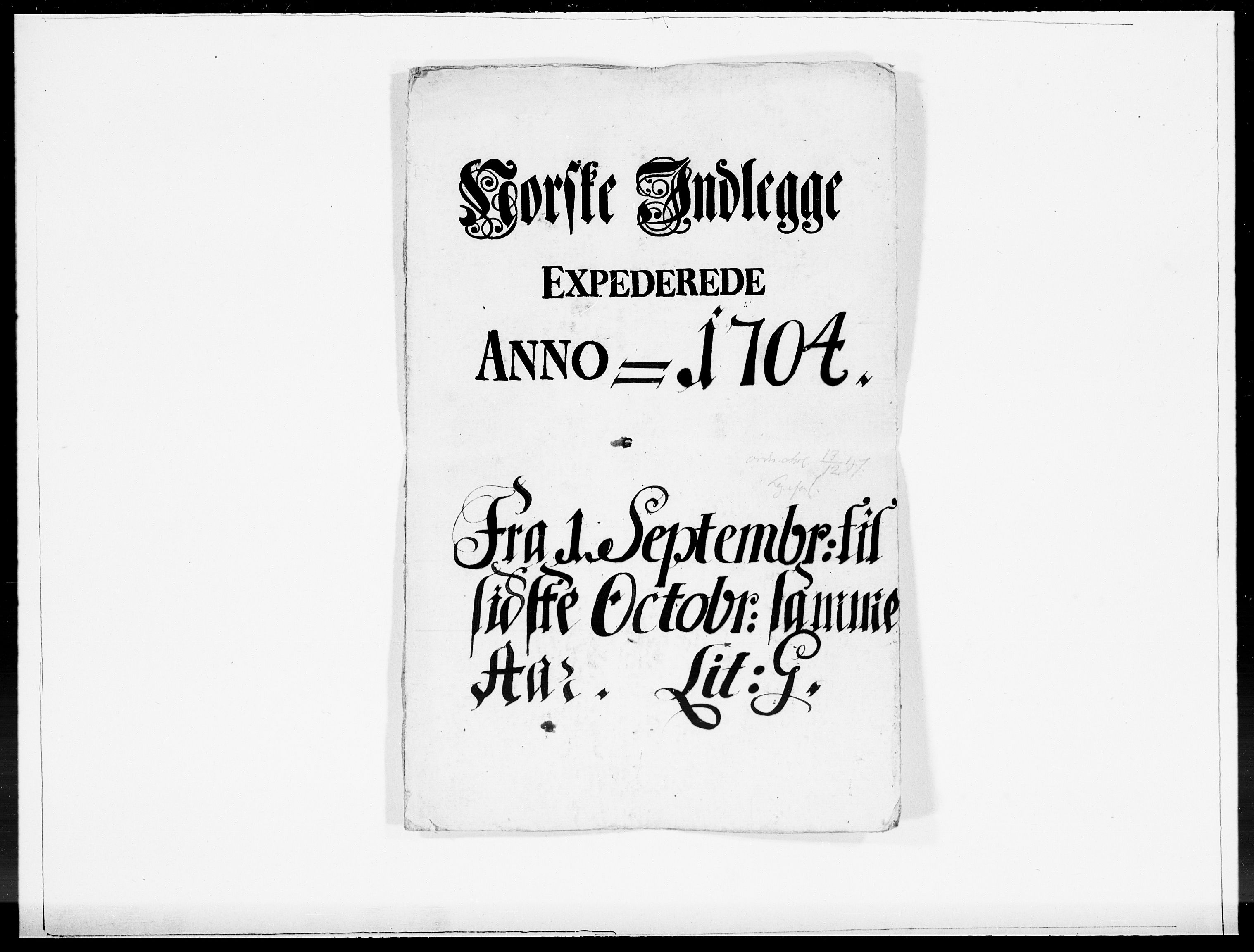 Danske Kanselli 1572-1799, RA/EA-3023/F/Fc/Fcc/Fcca/L0057: Norske innlegg 1572-1799, 1704, p. 226