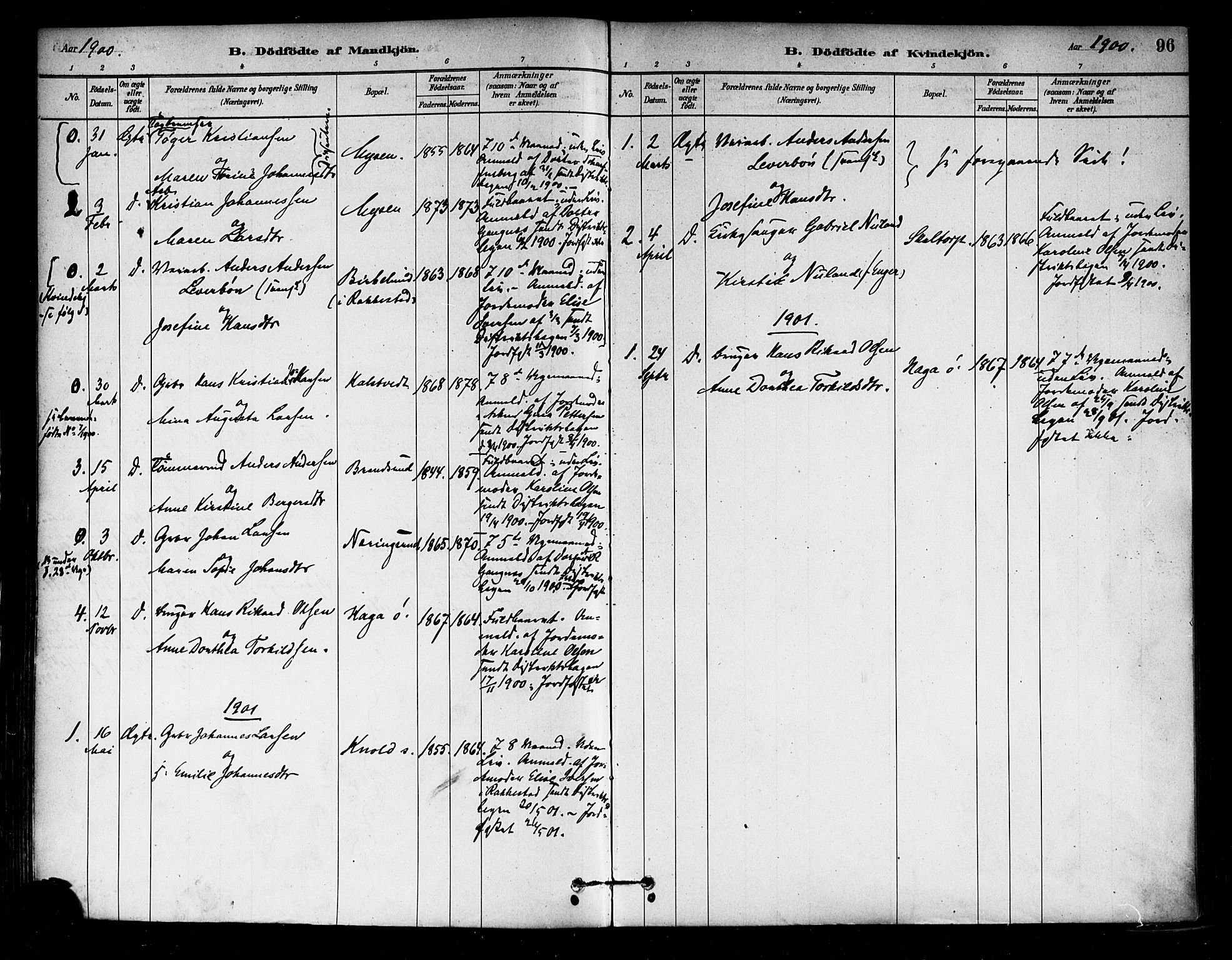 Eidsberg prestekontor Kirkebøker, SAO/A-10905/F/Fa/L0012: Parish register (official) no. I 12, 1879-1901, p. 96