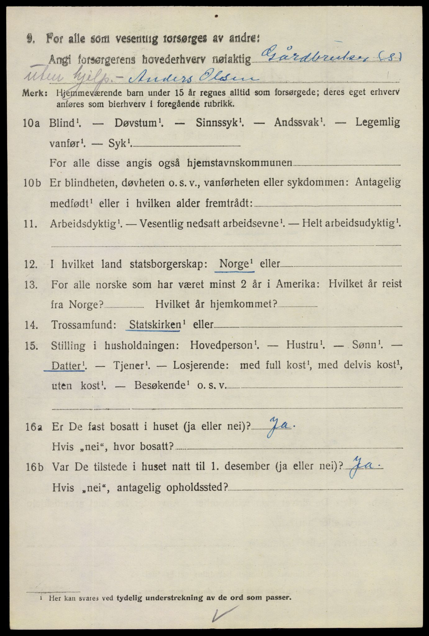 SAO, 1920 census for Tune, 1920, p. 5515