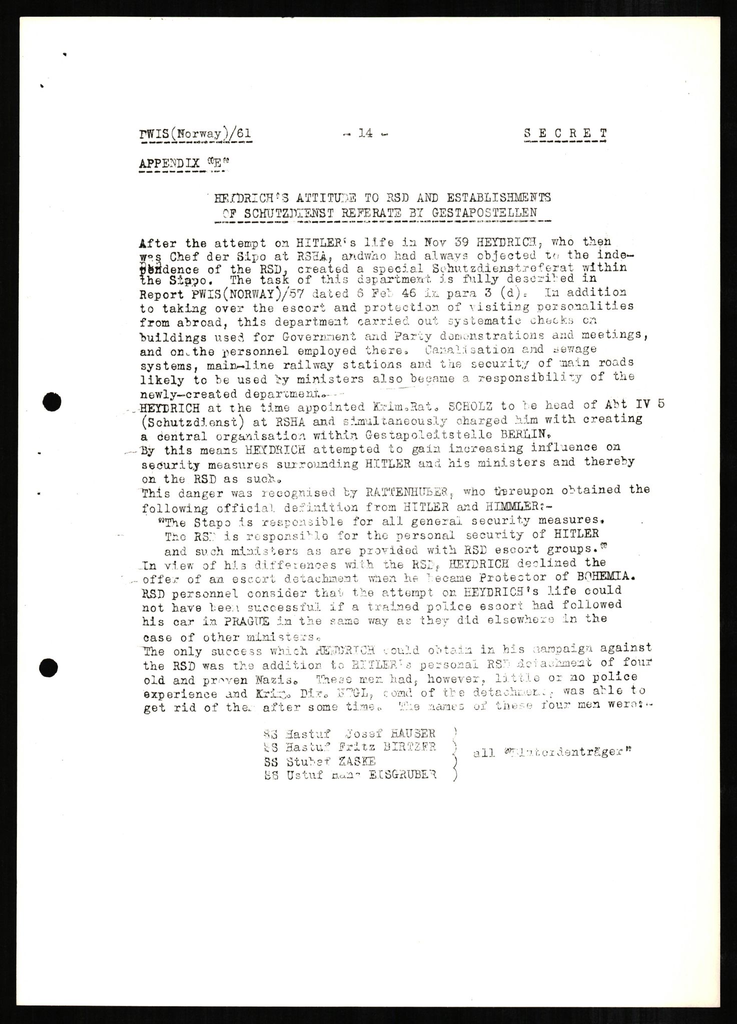 Forsvaret, Forsvarets overkommando II, RA/RAFA-3915/D/Db/L0002: CI Questionaires. Tyske okkupasjonsstyrker i Norge. Tyskere., 1945-1946, p. 130