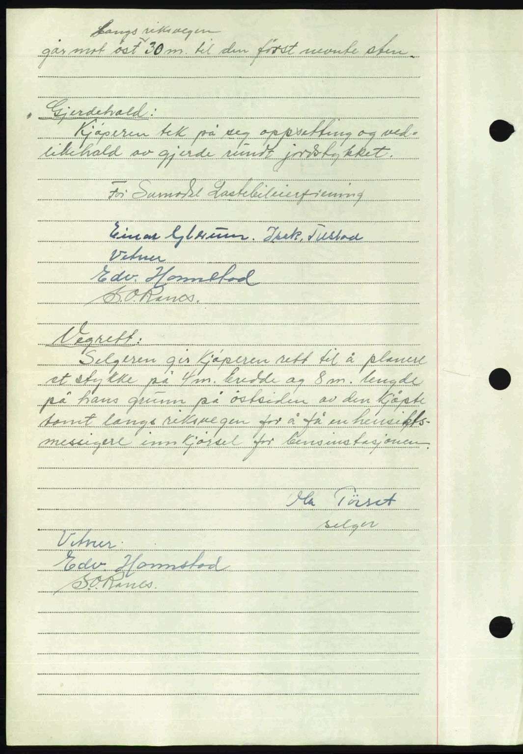 Nordmøre sorenskriveri, AV/SAT-A-4132/1/2/2Ca: Mortgage book no. A105, 1947-1947, Diary no: : 1200/1947