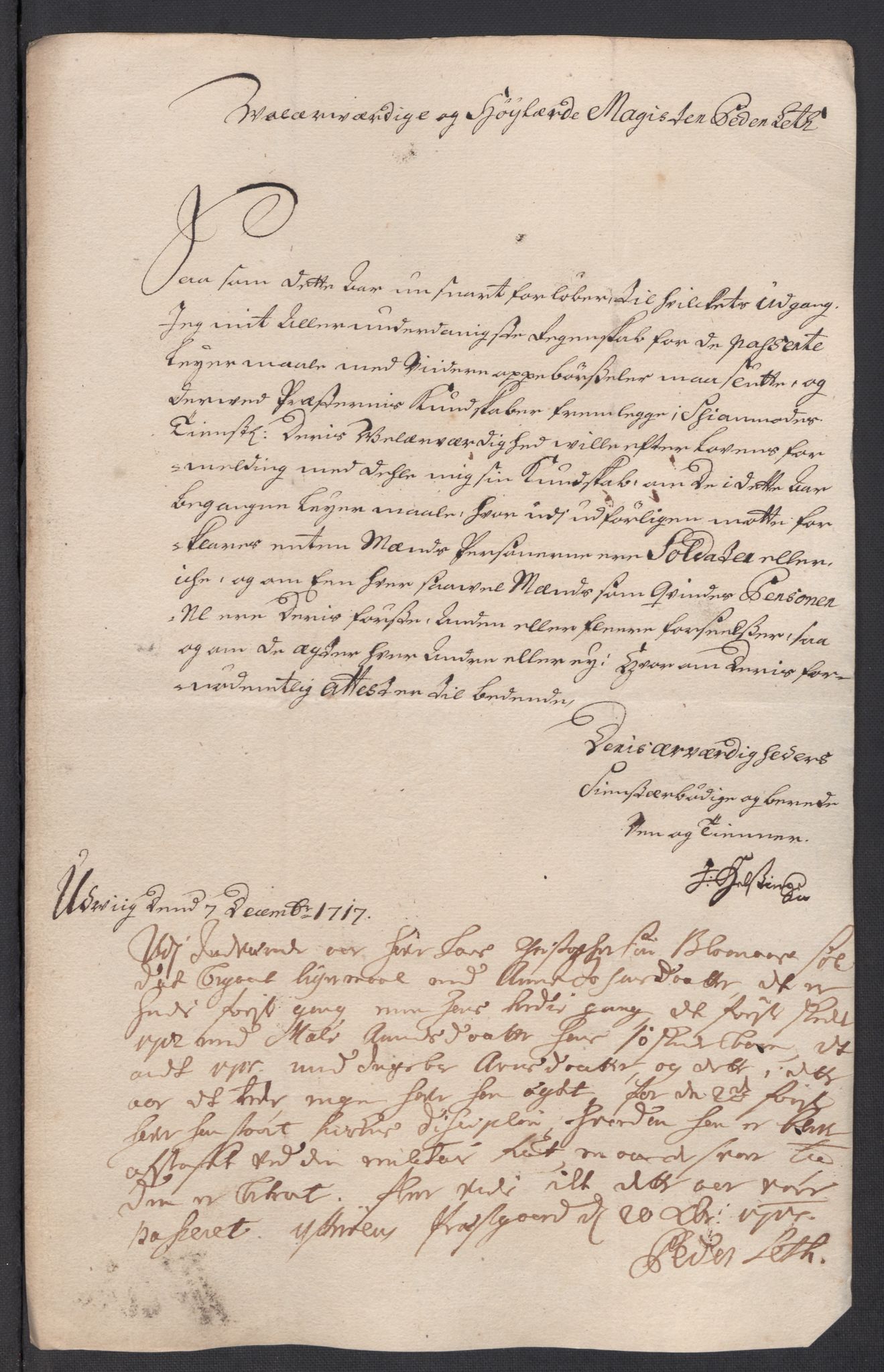 Rentekammeret inntil 1814, Reviderte regnskaper, Fogderegnskap, AV/RA-EA-4092/R63/L4325: Fogderegnskap Inderøy, 1717, p. 227