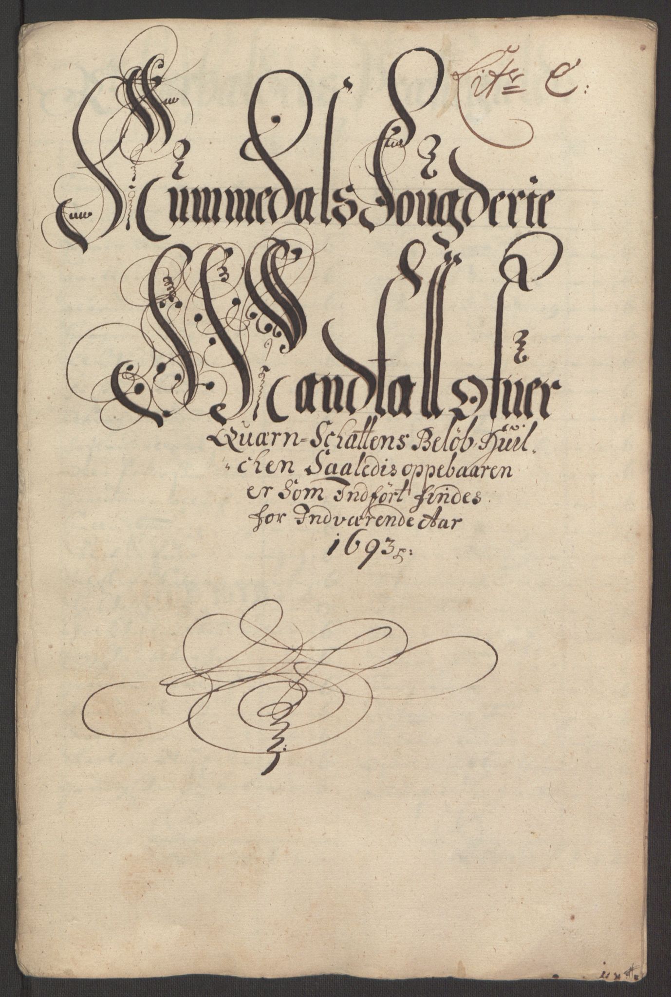 Rentekammeret inntil 1814, Reviderte regnskaper, Fogderegnskap, RA/EA-4092/R64/L4424: Fogderegnskap Namdal, 1692-1695, p. 242