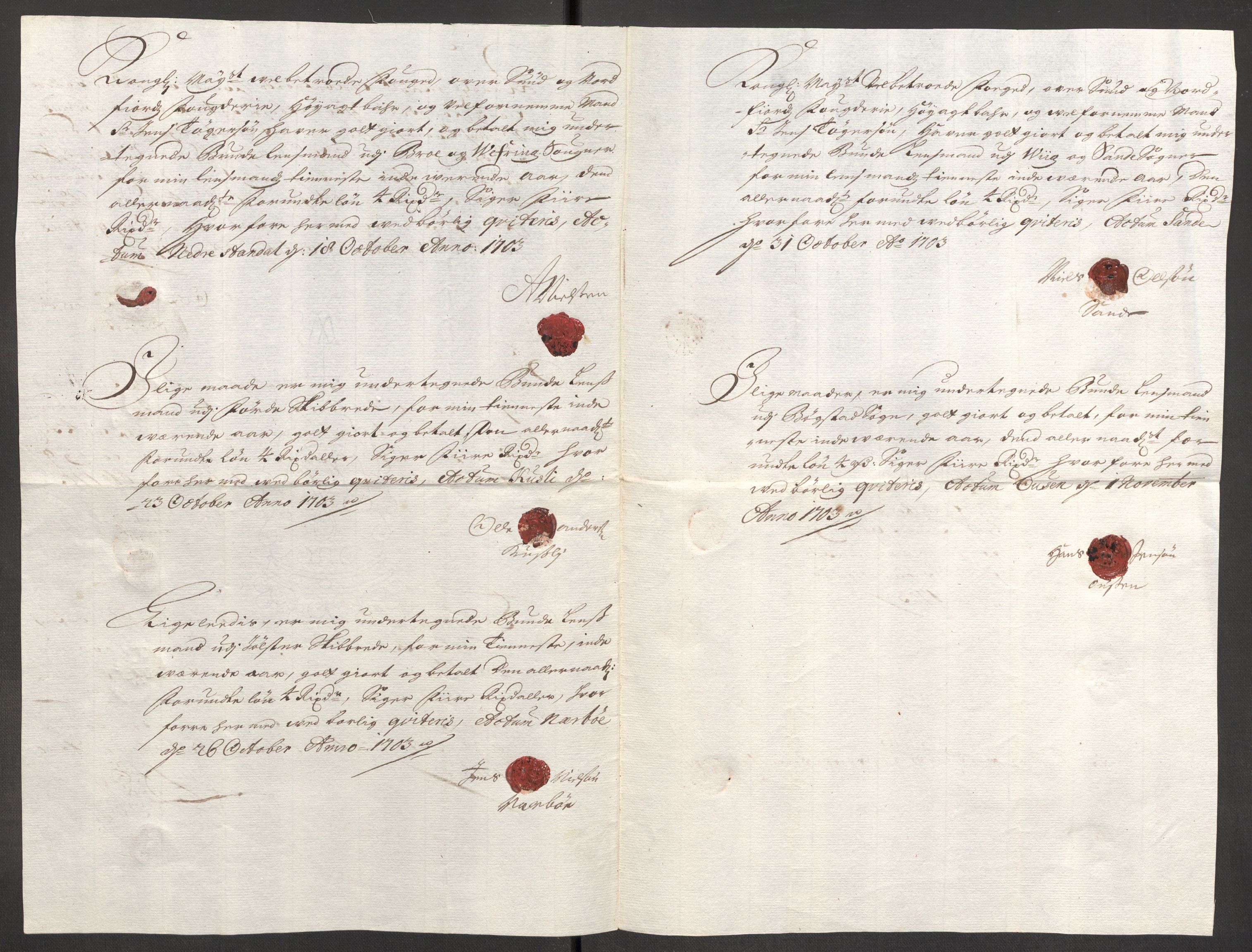 Rentekammeret inntil 1814, Reviderte regnskaper, Fogderegnskap, AV/RA-EA-4092/R53/L3427: Fogderegnskap Sunn- og Nordfjord, 1703, p. 264