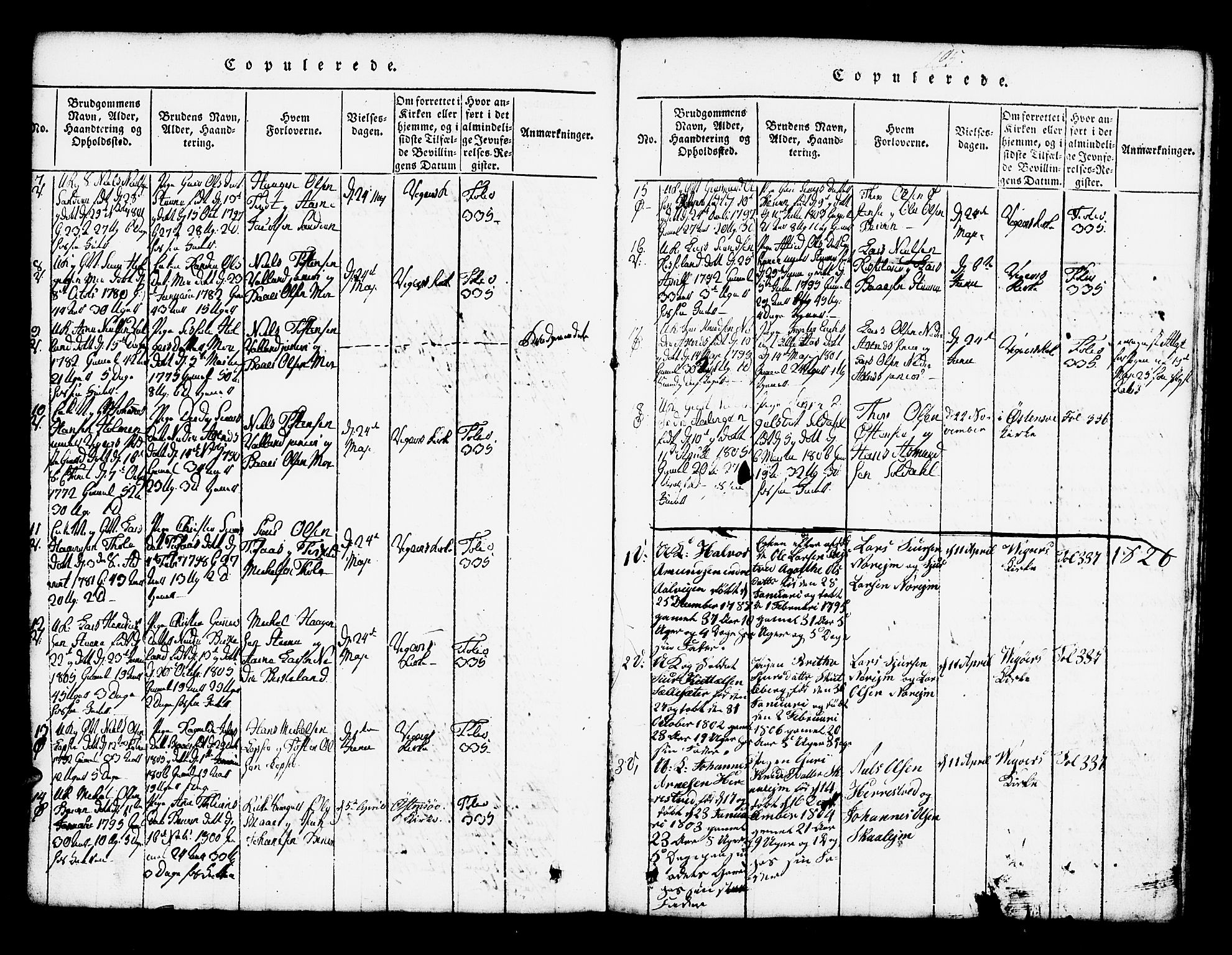 Kvam sokneprestembete, SAB/A-76201/H/Haa: Parish register (official) no. A 6, 1818-1832, p. 195