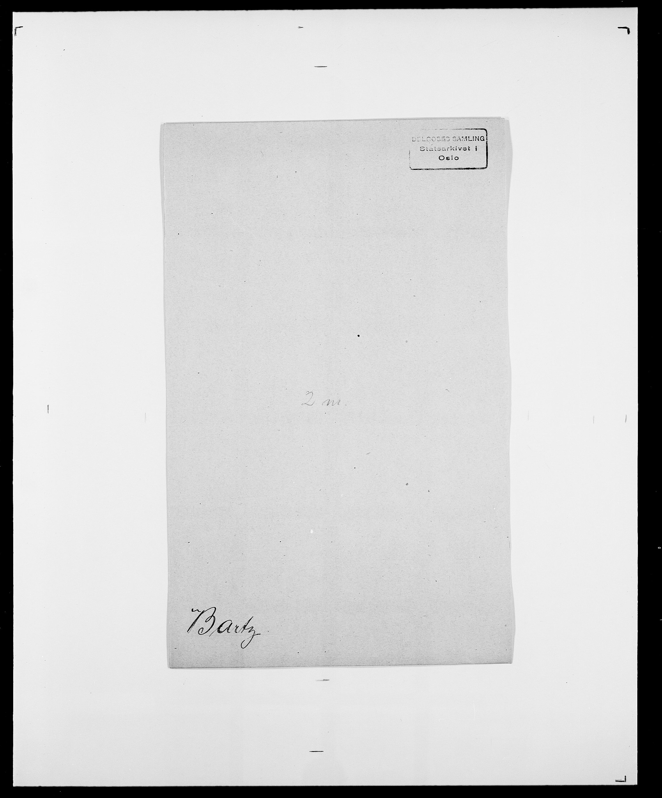 Delgobe, Charles Antoine - samling, AV/SAO-PAO-0038/D/Da/L0003: Barca - Bergen, p. 403
