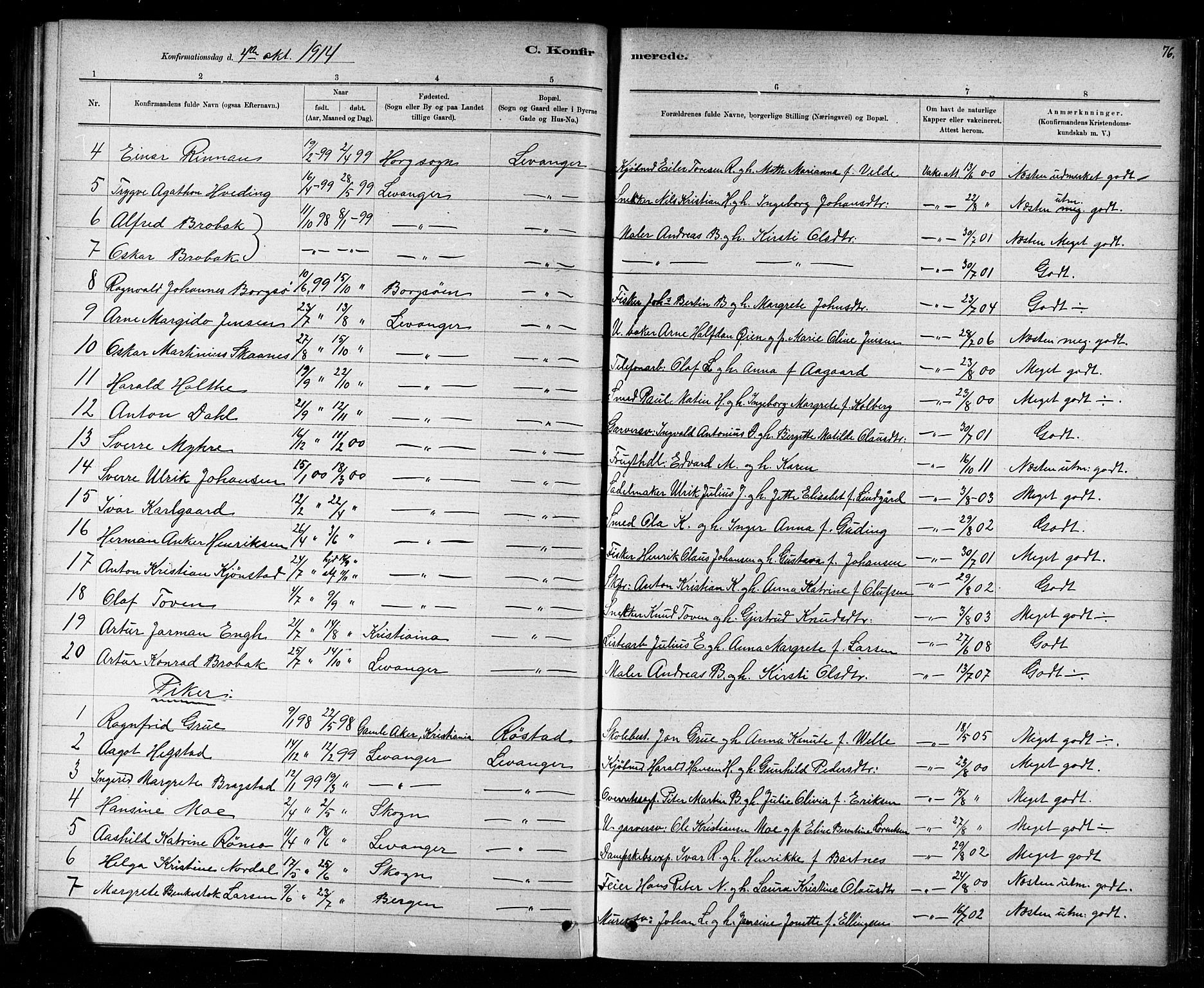 Ministerialprotokoller, klokkerbøker og fødselsregistre - Nord-Trøndelag, SAT/A-1458/720/L0192: Parish register (copy) no. 720C01, 1880-1917, p. 76