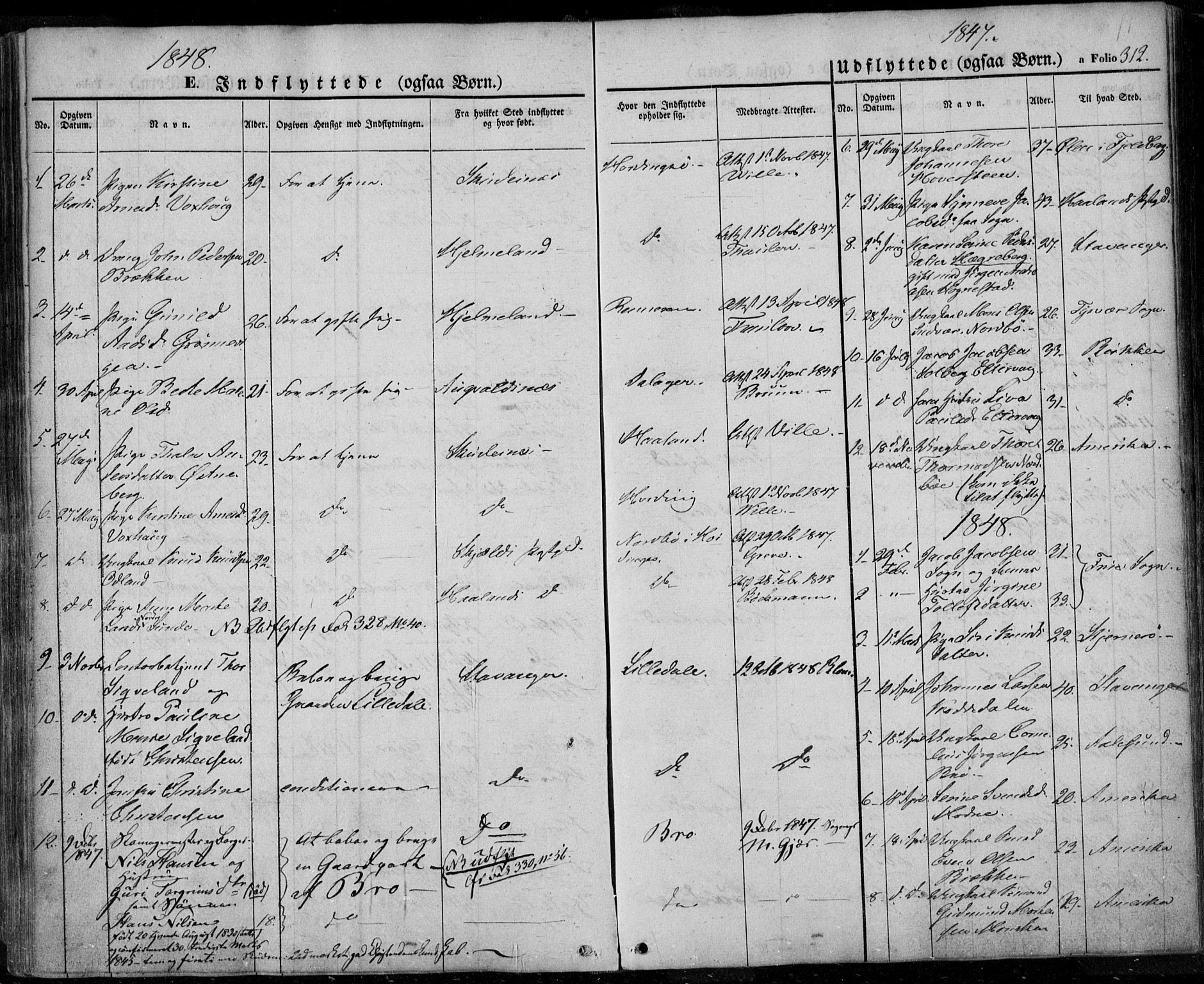 Rennesøy sokneprestkontor, SAST/A -101827/H/Ha/Haa/L0005: Parish register (official) no. A 5, 1838-1859, p. 312