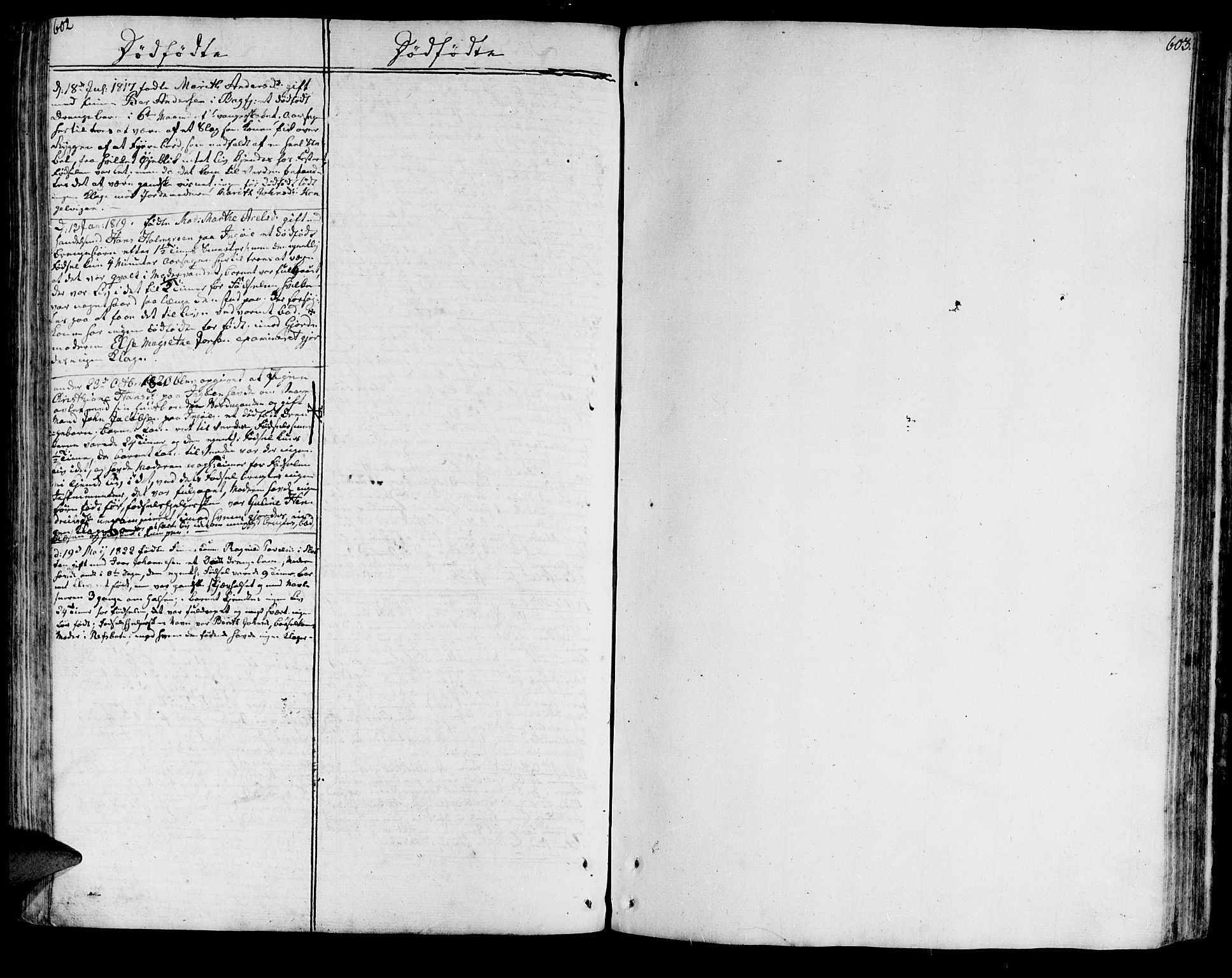 Måsøy sokneprestkontor, AV/SATØ-S-1348/H/Ha/L0001kirke: Parish register (official) no. 1, 1806-1851, p. 602