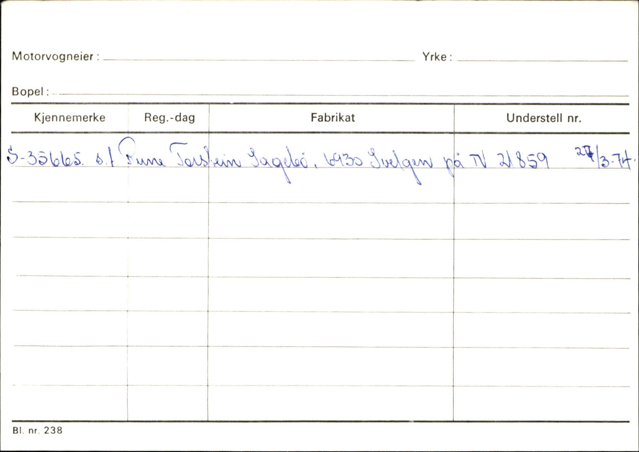 Statens vegvesen, Sogn og Fjordane vegkontor, AV/SAB-A-5301/4/F/L0132: Eigarregister Askvoll A-Å. Balestrand A-Å, 1945-1975, p. 2417