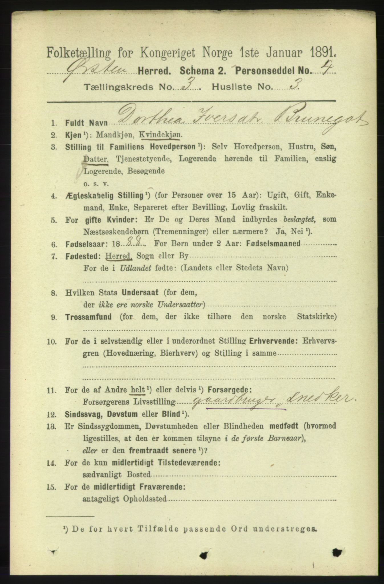 RA, 1891 census for 1520 Ørsta, 1891, p. 1225