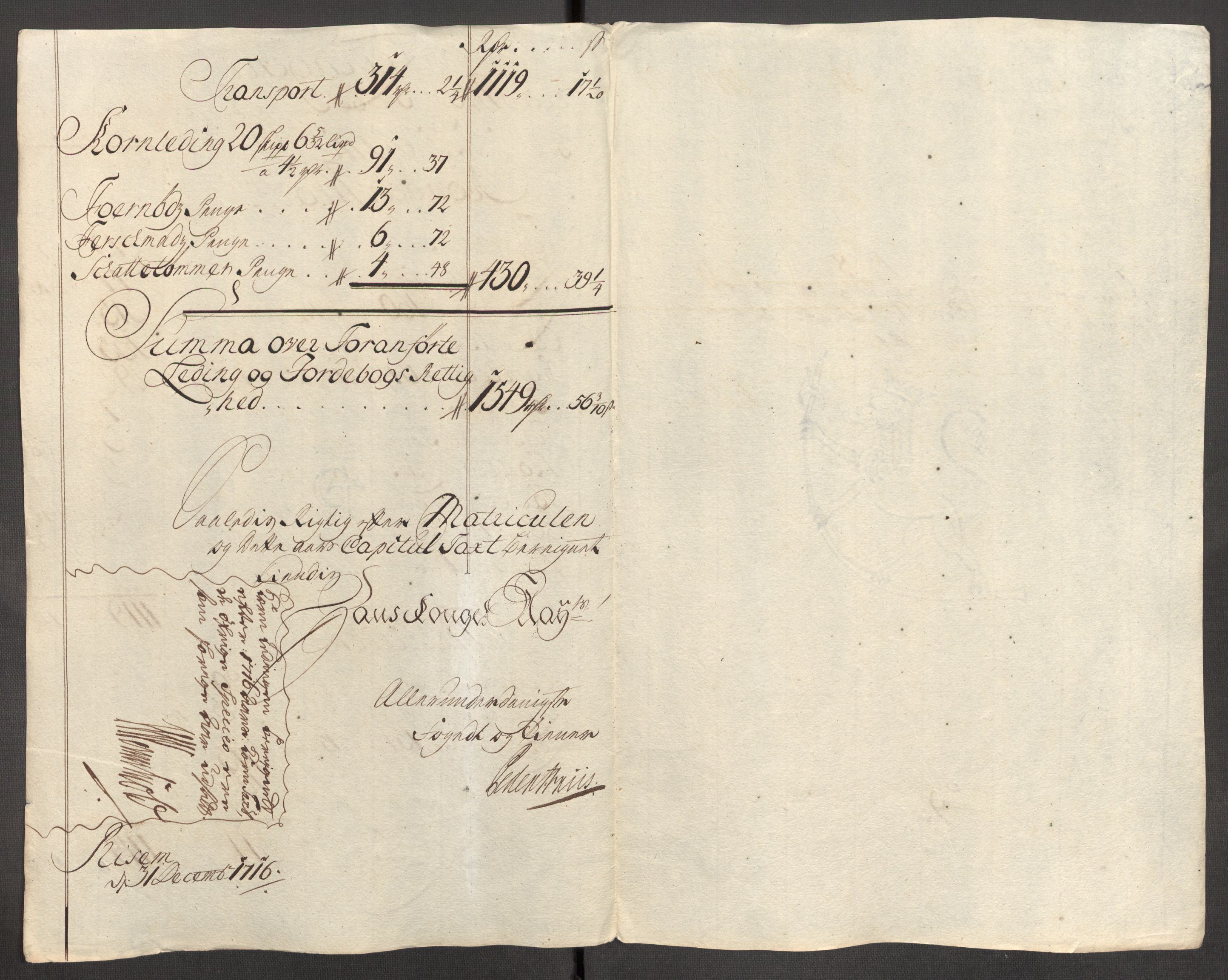 Rentekammeret inntil 1814, Reviderte regnskaper, Fogderegnskap, RA/EA-4092/R04/L0140: Fogderegnskap Moss, Onsøy, Tune, Veme og Åbygge, 1715-1716, p. 319