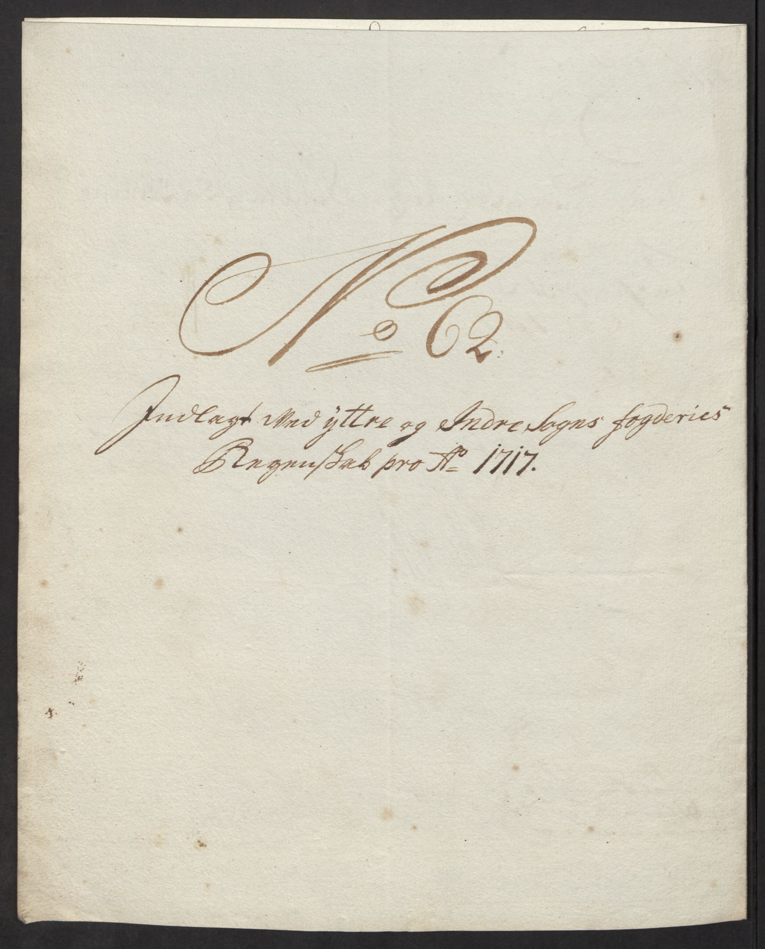 Rentekammeret inntil 1814, Reviderte regnskaper, Fogderegnskap, AV/RA-EA-4092/R52/L3321: Fogderegnskap Sogn, 1717-1718, p. 264