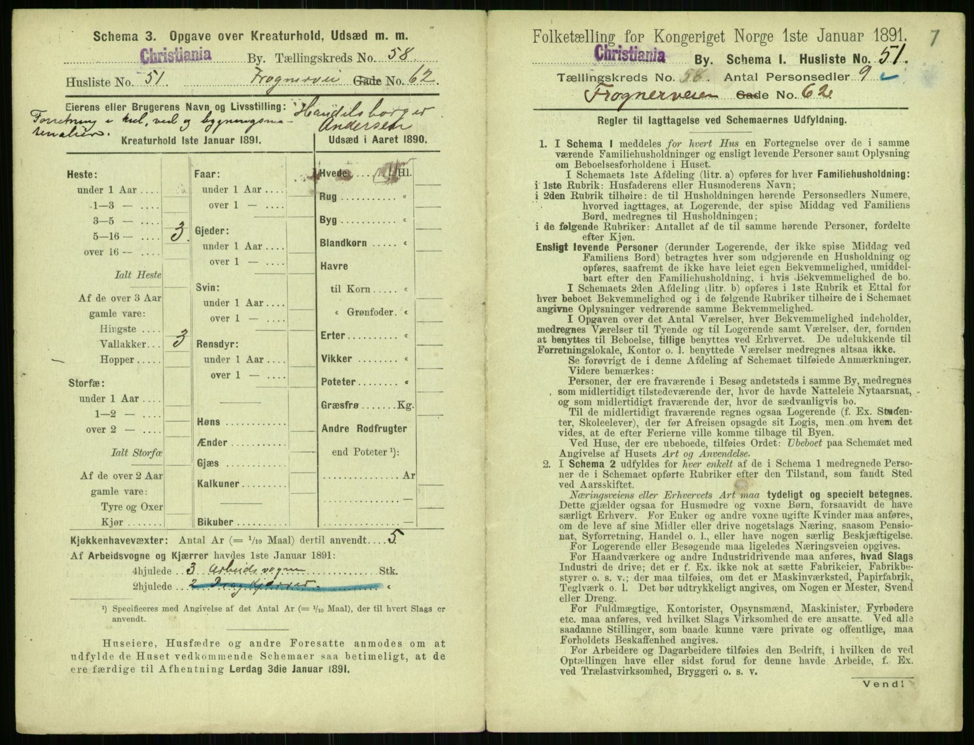 RA, 1891 census for 0301 Kristiania, 1891, p. 30811