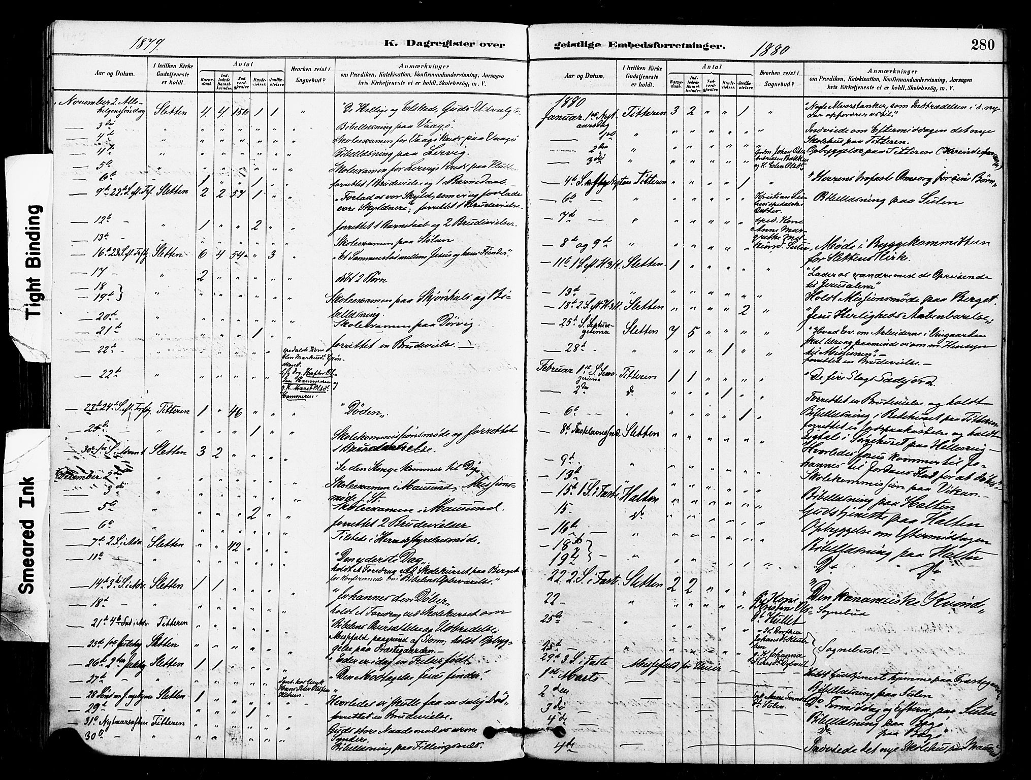 Ministerialprotokoller, klokkerbøker og fødselsregistre - Sør-Trøndelag, SAT/A-1456/640/L0578: Parish register (official) no. 640A03, 1879-1889, p. 280