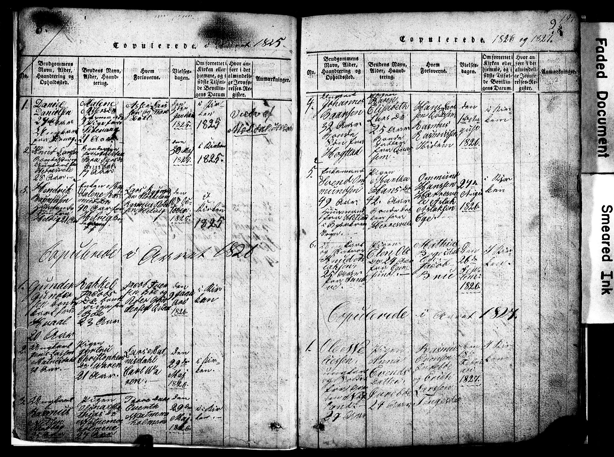 Eigersund sokneprestkontor, SAST/A-101807/S09/L0002: Parish register (copy) no. B 2, 1816-1847, p. 8-9