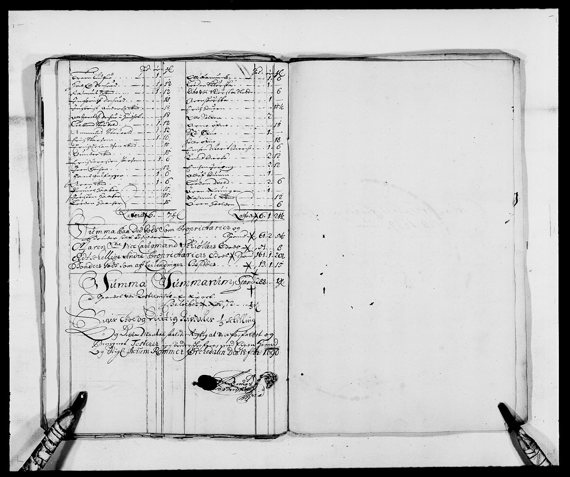Rentekammeret inntil 1814, Reviderte regnskaper, Fogderegnskap, RA/EA-4092/R58/L3936: Fogderegnskap Orkdal, 1689-1690, p. 145
