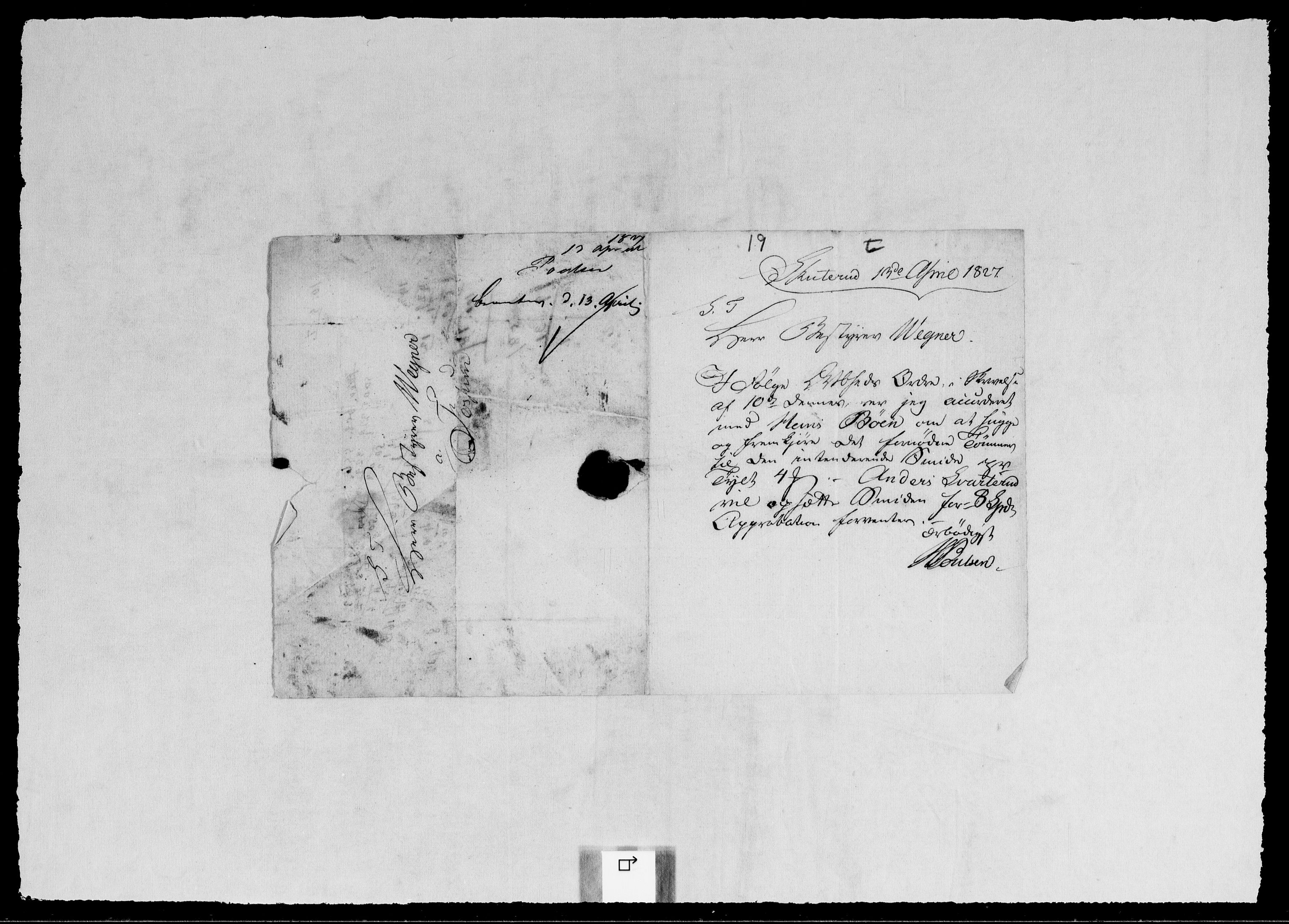 Modums Blaafarveværk, AV/RA-PA-0157/G/Gb/L0097/0001: -- / Innkomne brev A - H, 1826-1827, p. 26