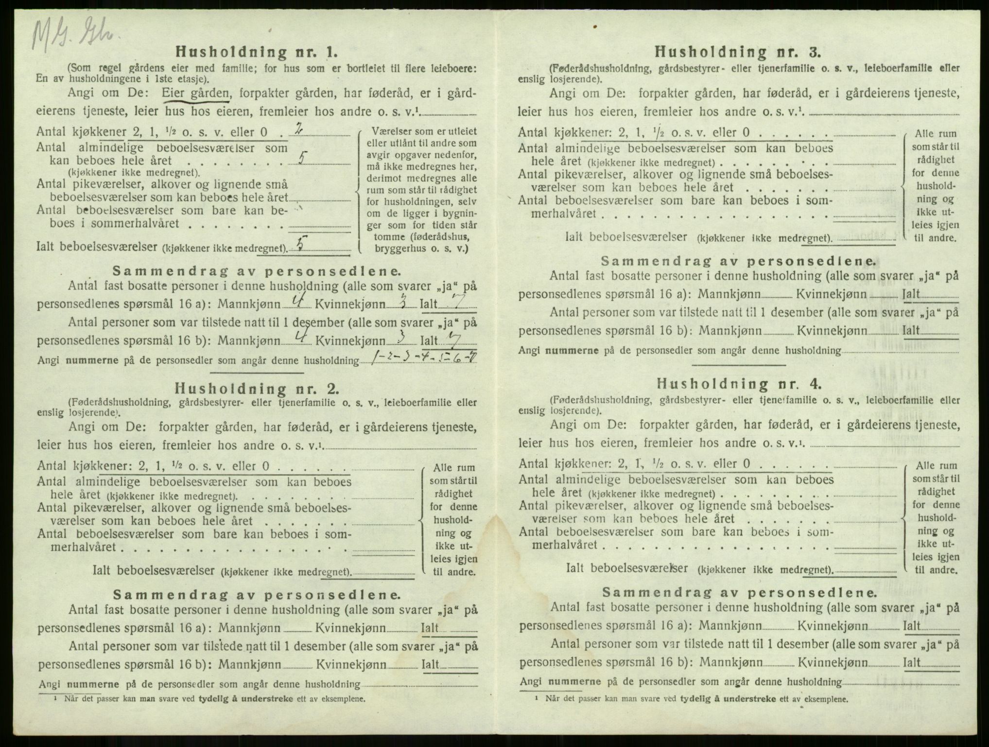 SAKO, 1920 census for Våle, 1920, p. 888
