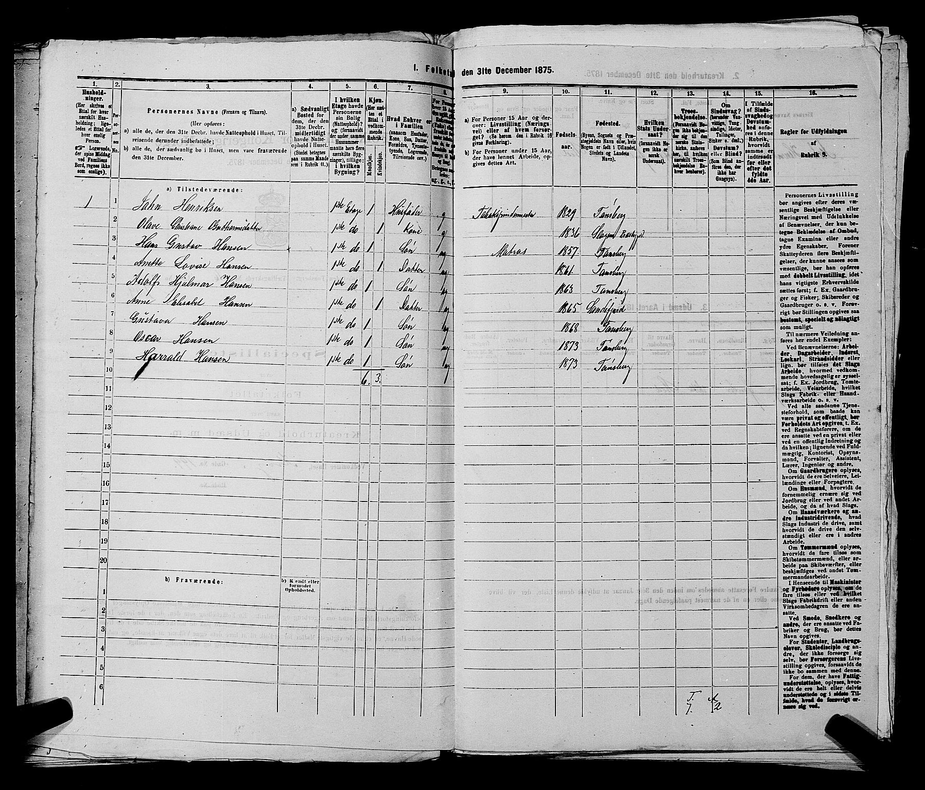 SAKO, 1875 census for 0705P Tønsberg, 1875, p. 514