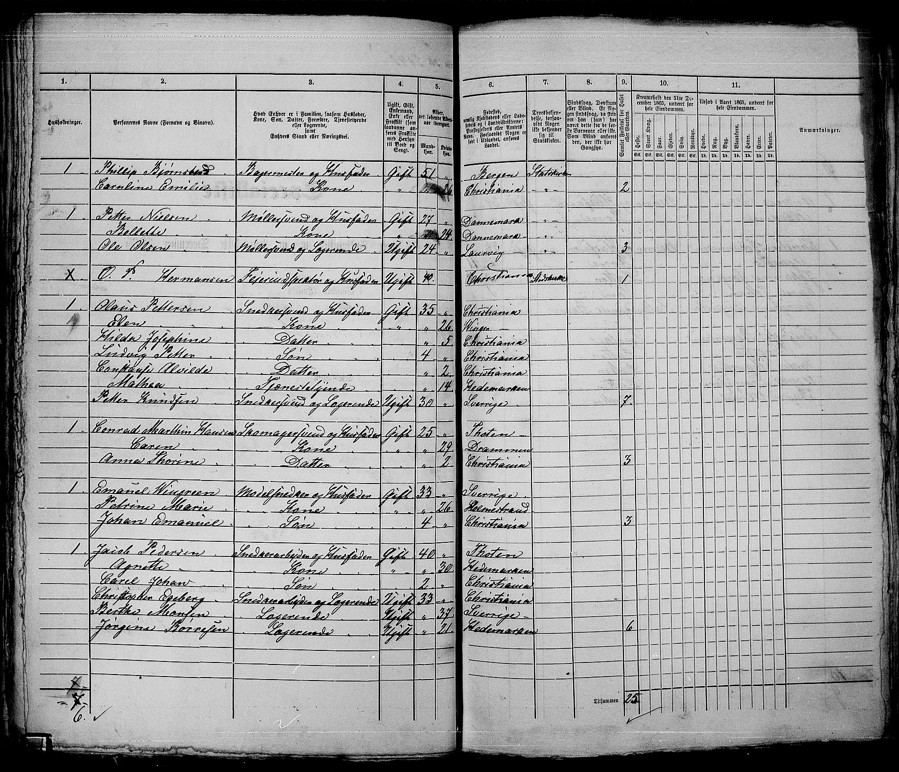 RA, 1865 census for Kristiania, 1865, p. 4555