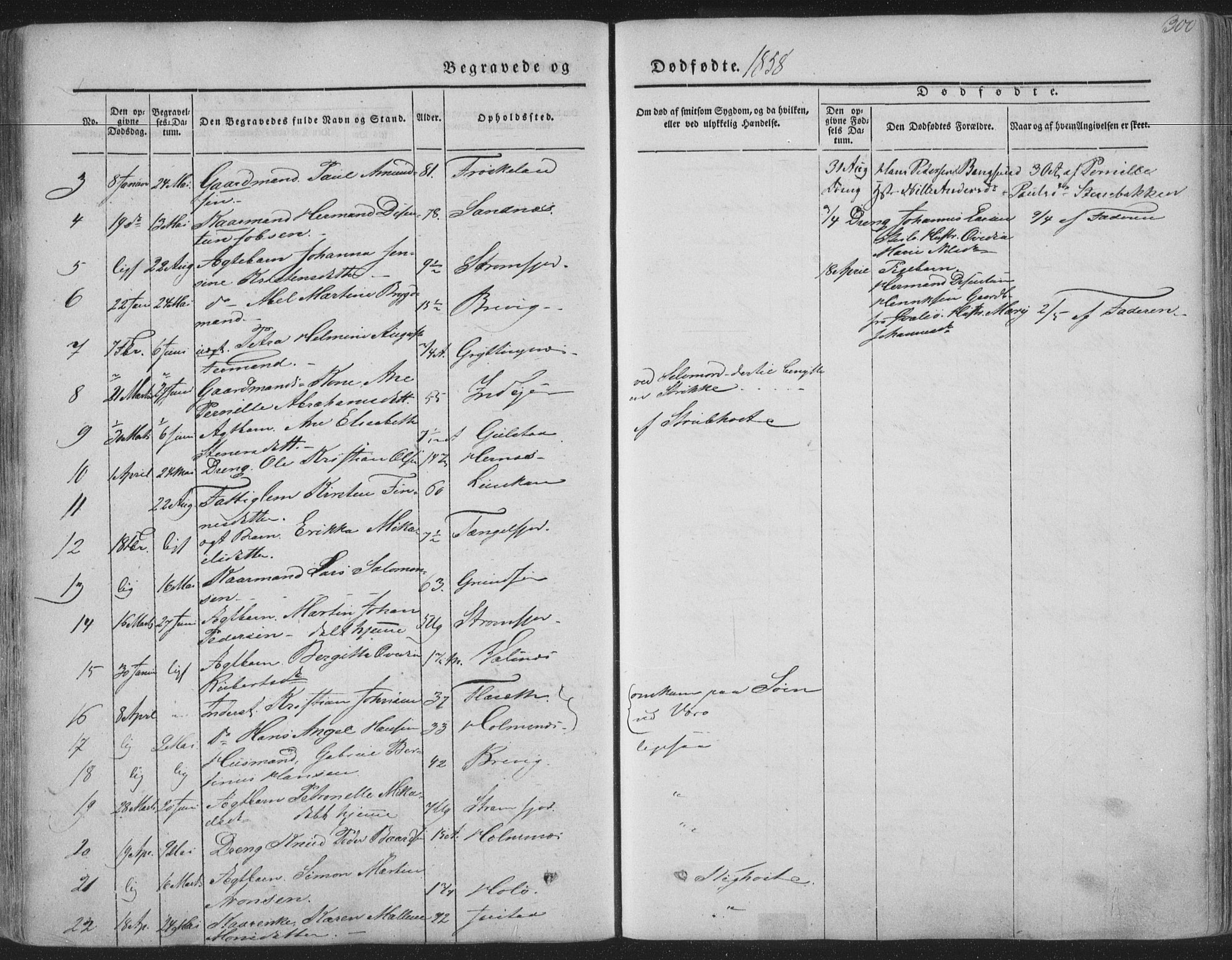 Ministerialprotokoller, klokkerbøker og fødselsregistre - Nordland, AV/SAT-A-1459/888/L1241: Parish register (official) no. 888A07, 1849-1869, p. 300