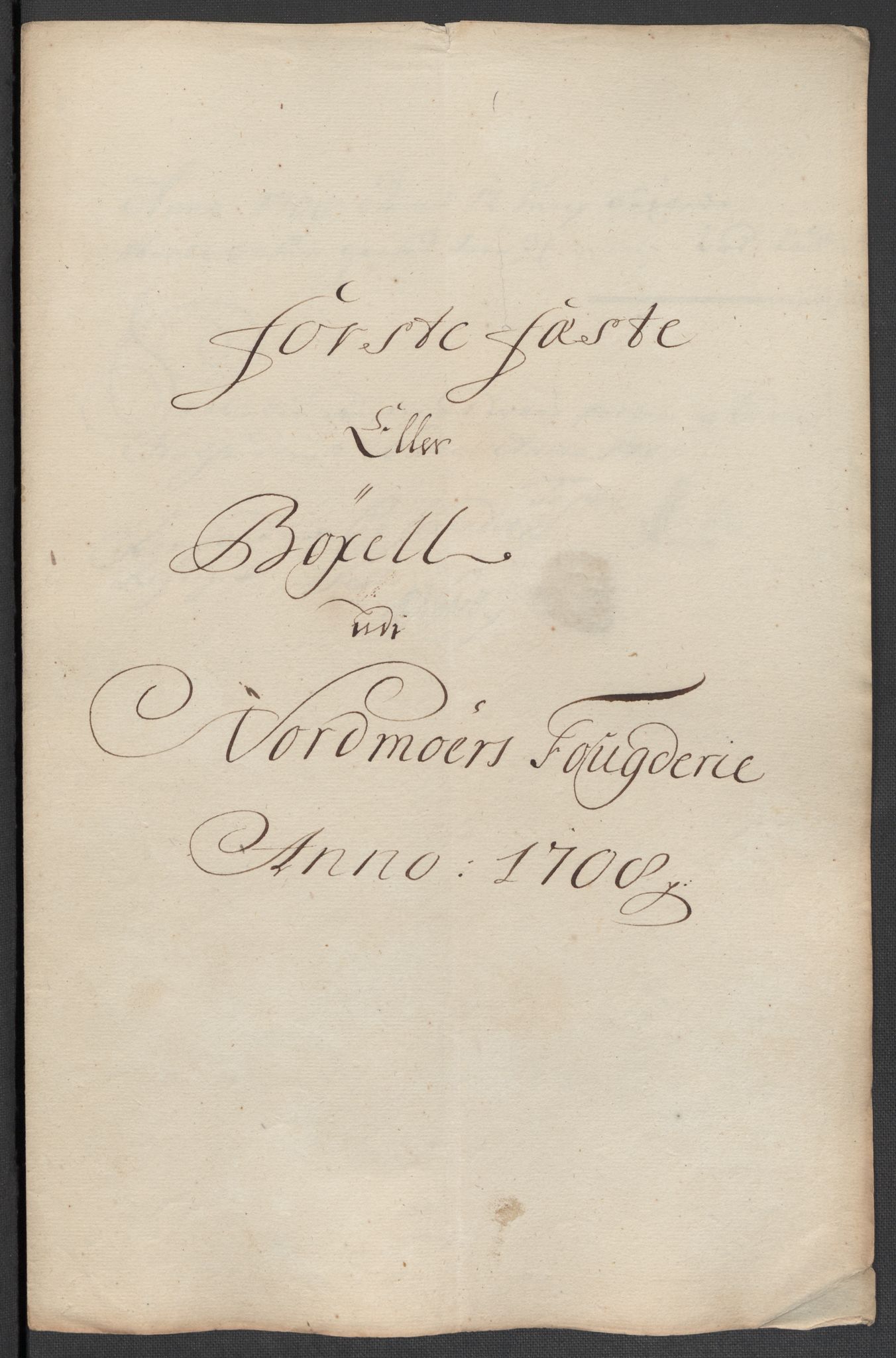 Rentekammeret inntil 1814, Reviderte regnskaper, Fogderegnskap, AV/RA-EA-4092/R56/L3743: Fogderegnskap Nordmøre, 1708, p. 96