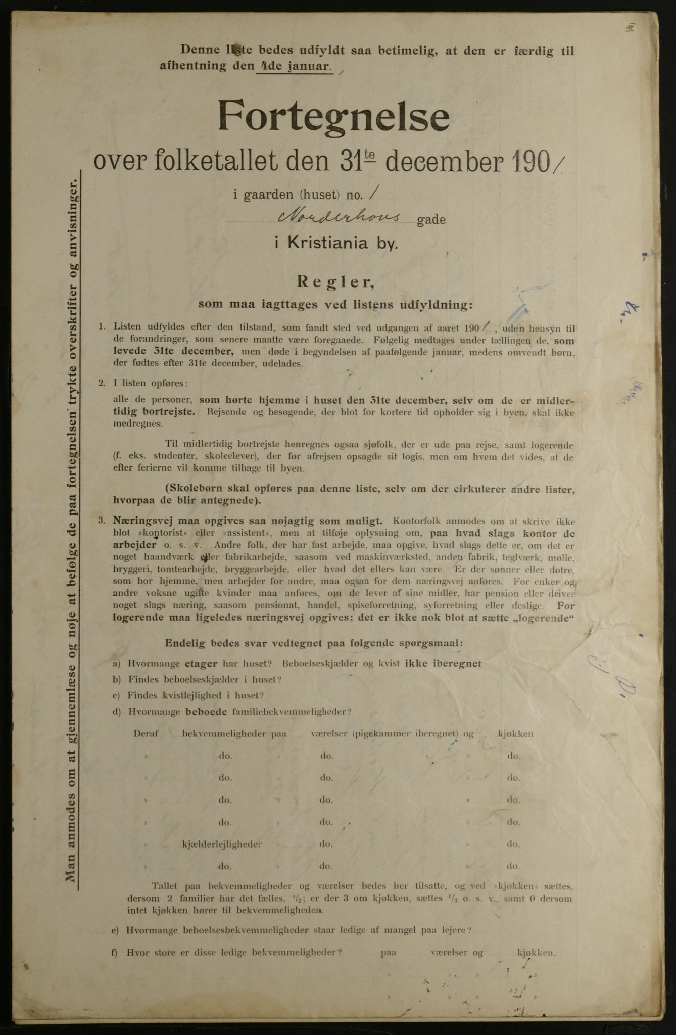 OBA, Municipal Census 1901 for Kristiania, 1901, p. 11139