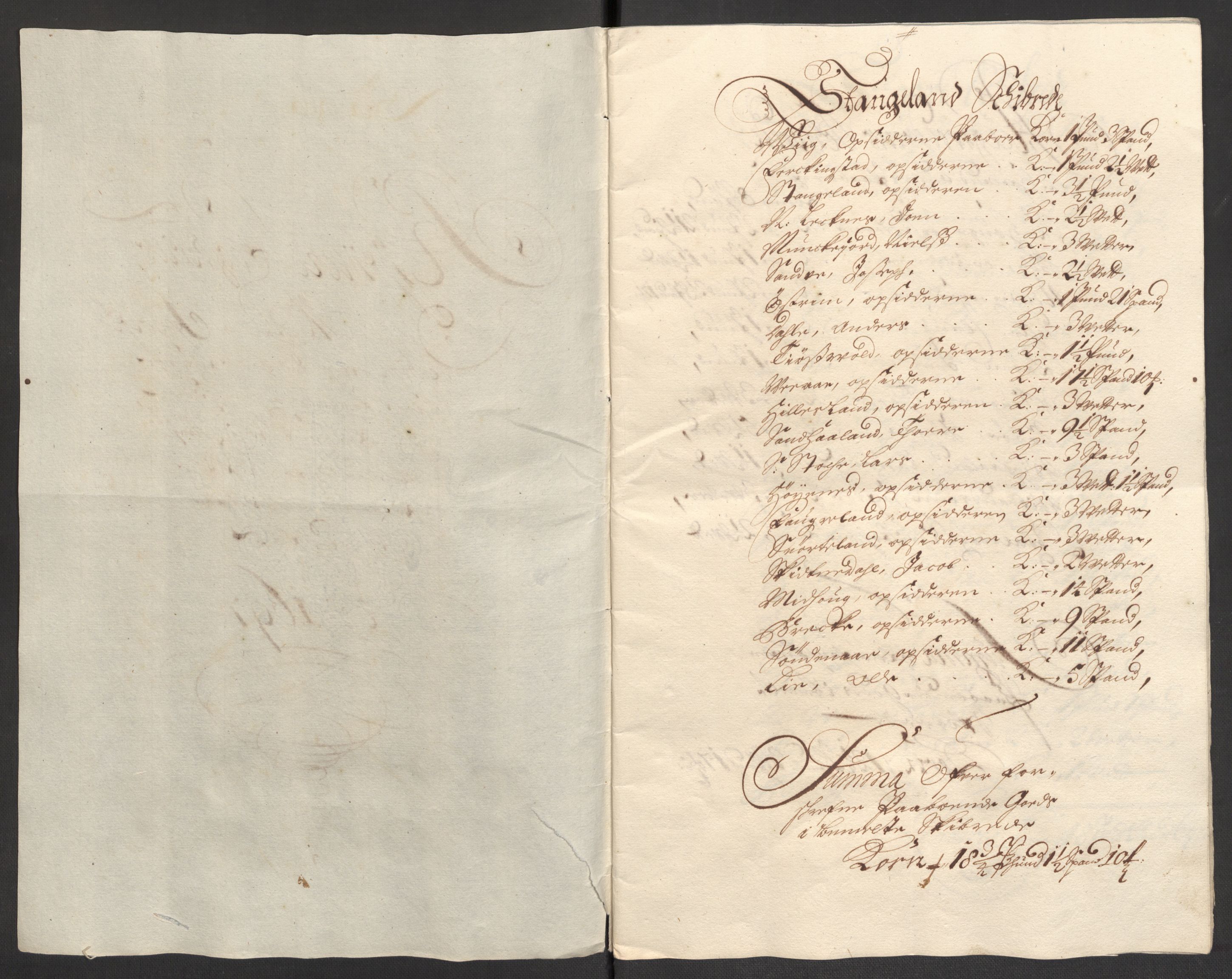 Rentekammeret inntil 1814, Reviderte regnskaper, Fogderegnskap, RA/EA-4092/R47/L2858: Fogderegnskap Ryfylke, 1697-1700, p. 44