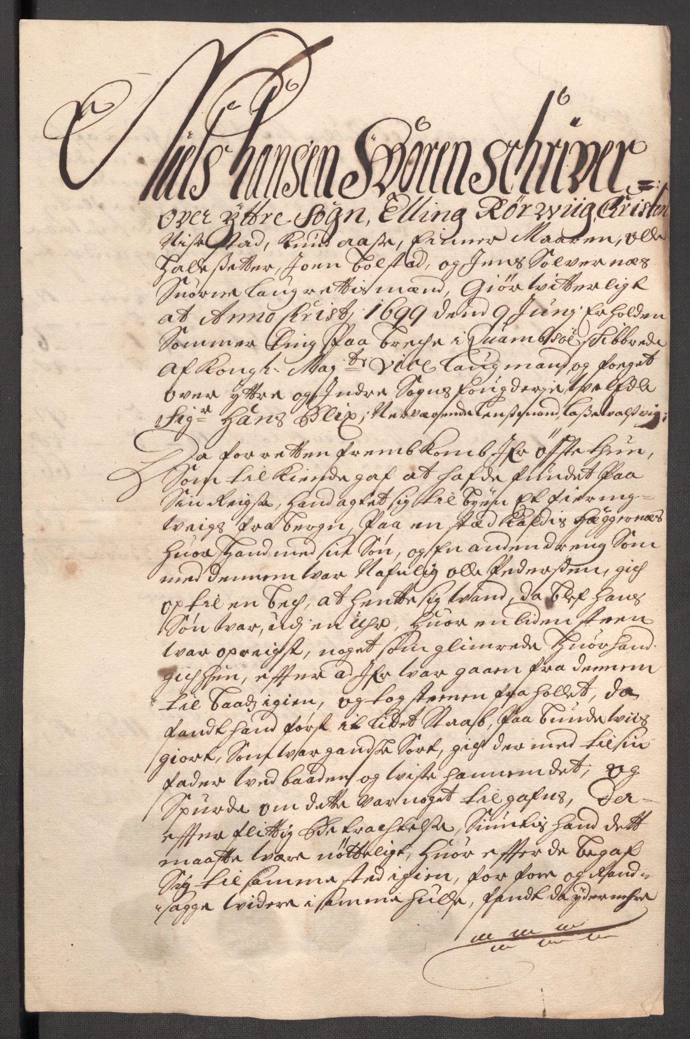 Rentekammeret inntil 1814, Reviderte regnskaper, Fogderegnskap, AV/RA-EA-4092/R52/L3310: Fogderegnskap Sogn, 1698-1699, p. 422