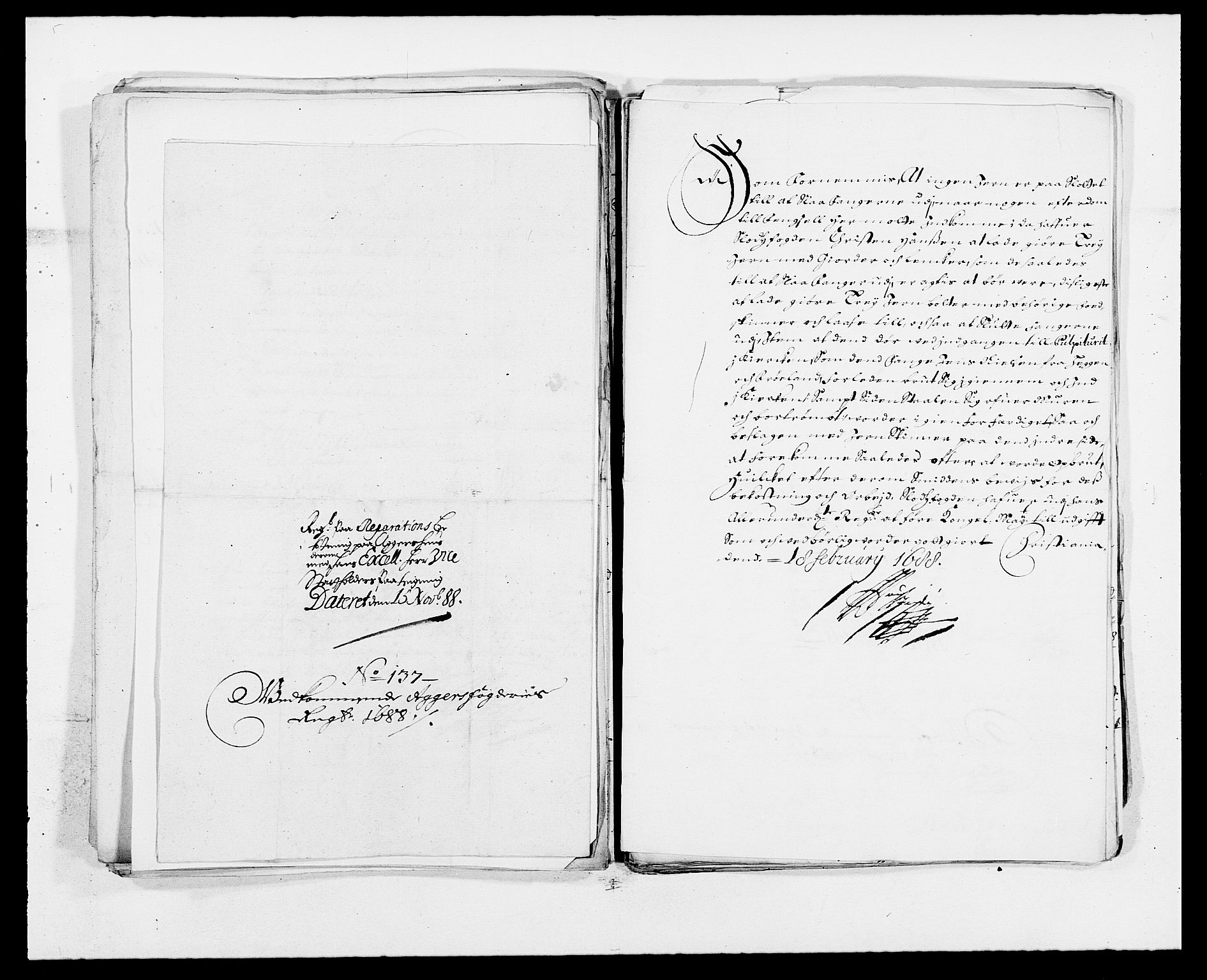 Rentekammeret inntil 1814, Reviderte regnskaper, Fogderegnskap, AV/RA-EA-4092/R08/L0424: Fogderegnskap Aker, 1682-1689, p. 258