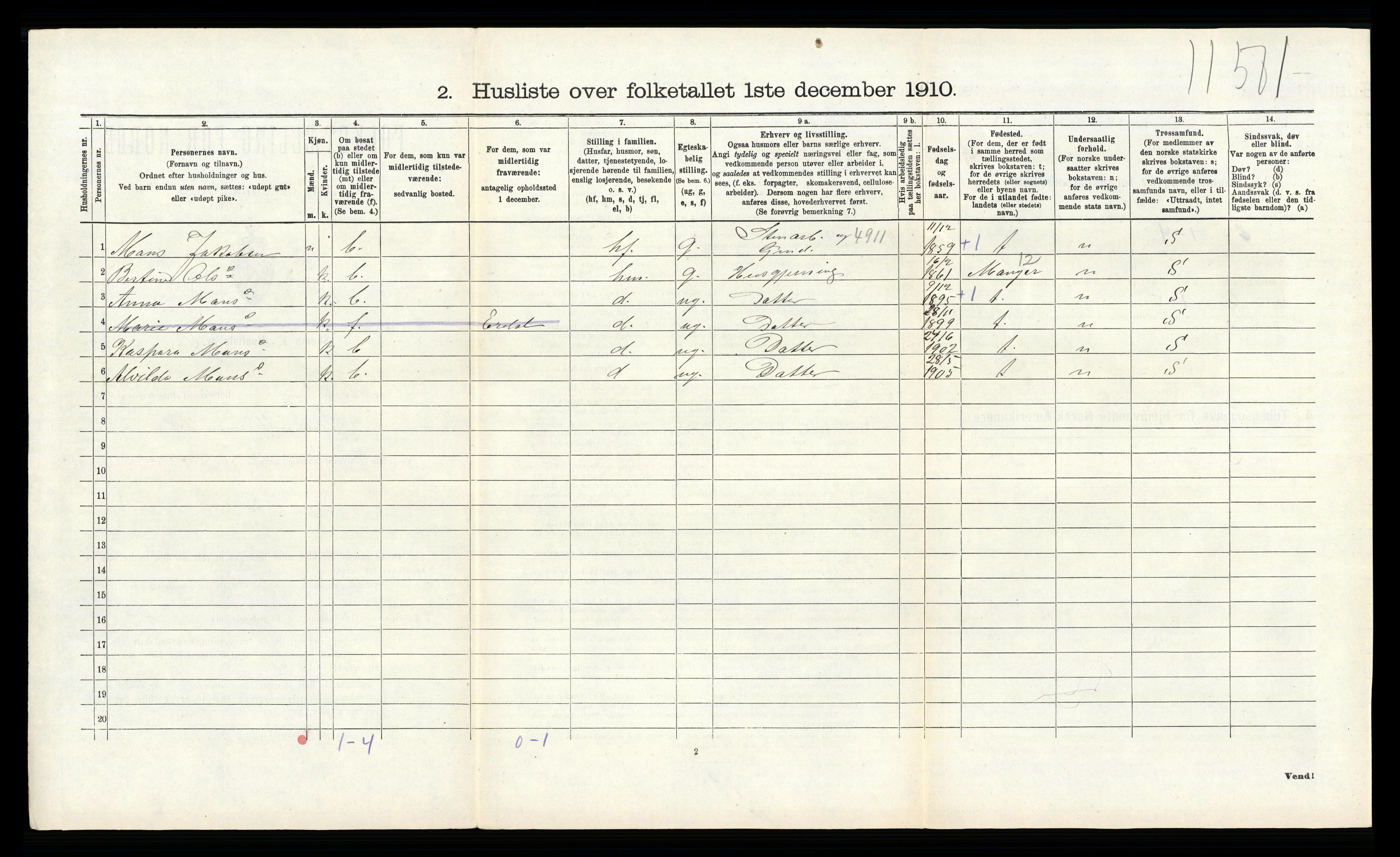 RA, 1910 census for Askøy, 1910, p. 229