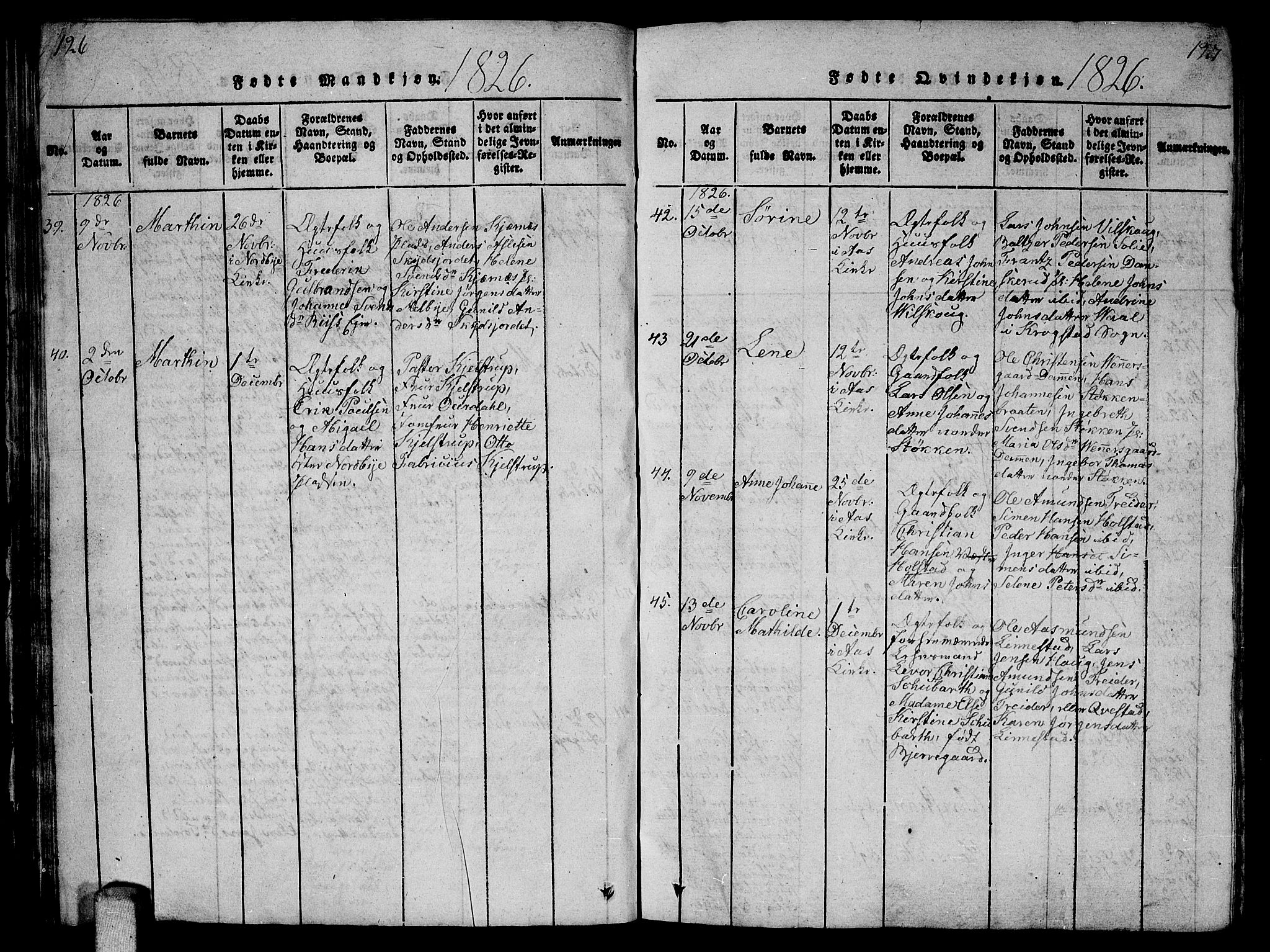 Ås prestekontor Kirkebøker, SAO/A-10894/G/Ga/L0002: Parish register (copy) no. I 2, 1820-1836, p. 126-127