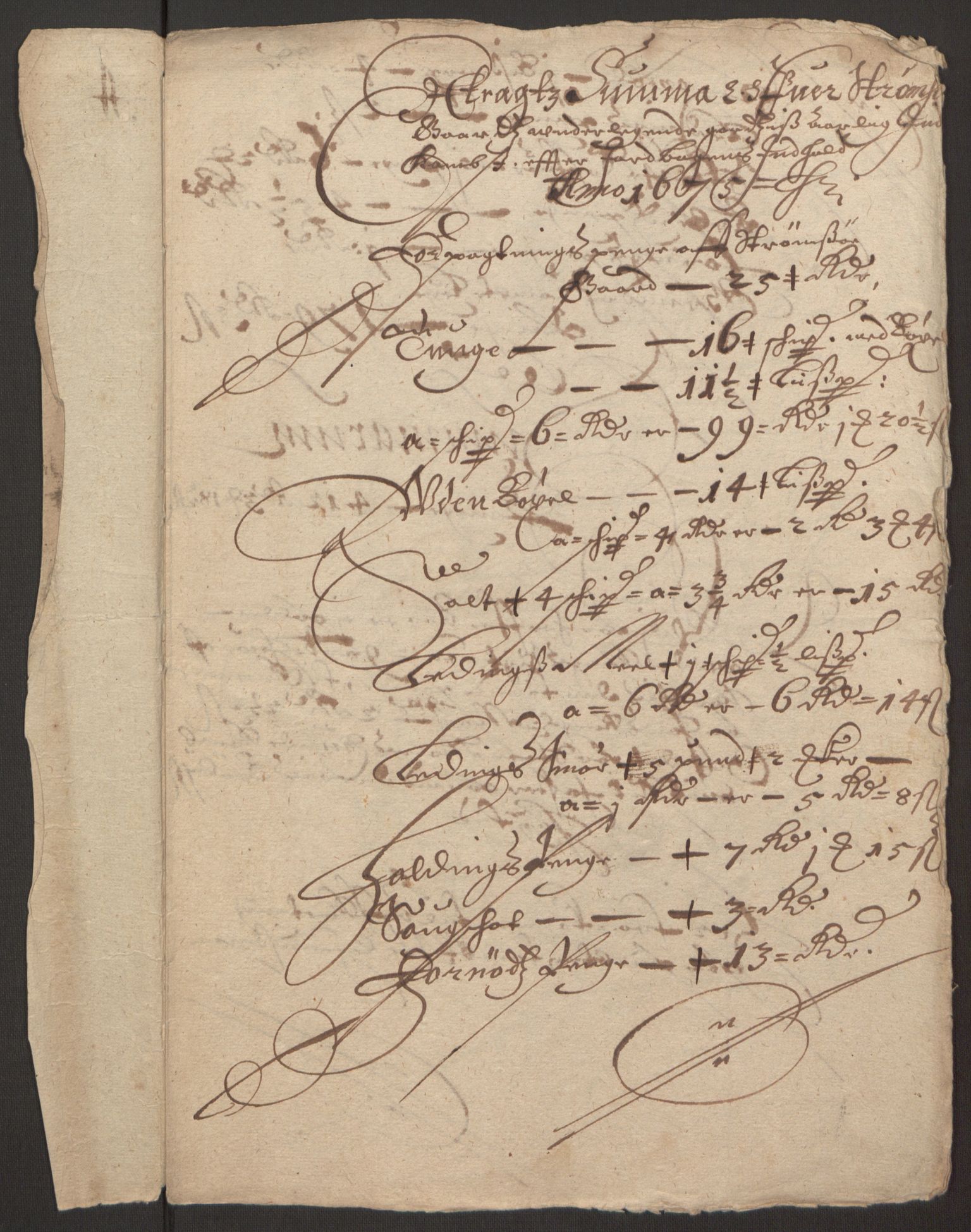 Rentekammeret inntil 1814, Reviderte regnskaper, Fogderegnskap, RA/EA-4092/R32/L1844: Fogderegnskap Jarlsberg grevskap, 1674-1675, p. 402