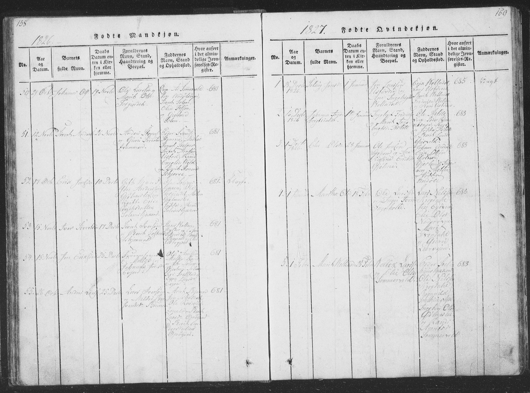 Ministerialprotokoller, klokkerbøker og fødselsregistre - Sør-Trøndelag, SAT/A-1456/668/L0816: Parish register (copy) no. 668C05, 1816-1893, p. 158-159