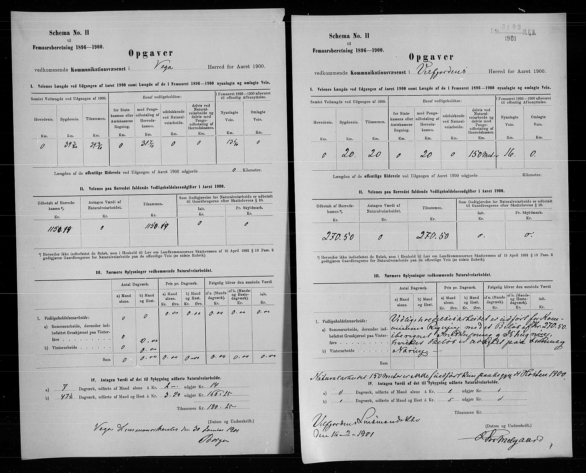 Statistisk sentralbyrå, Næringsøkonomiske emner, Generelt - Amtmennenes femårsberetninger, AV/RA-S-2233/F/Fa/L0094: --, 1900, p. 3