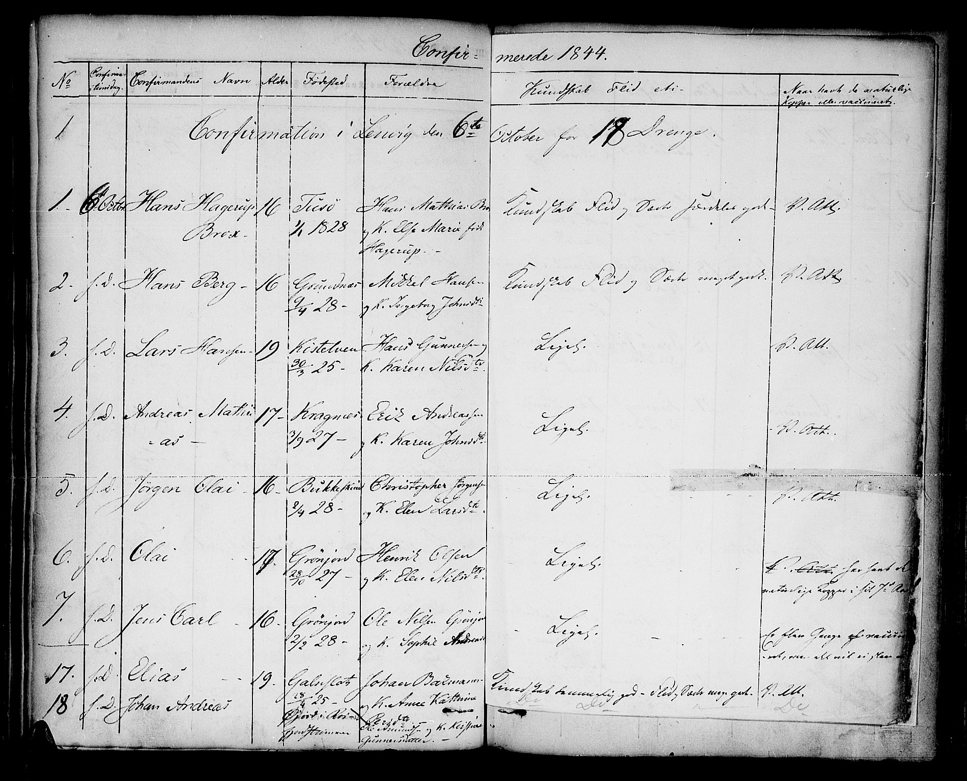 Lenvik sokneprestembete, AV/SATØ-S-1310/H/Ha/Haa/L0004kirke: Parish register (official) no. 4, 1832-1844, p. 144b