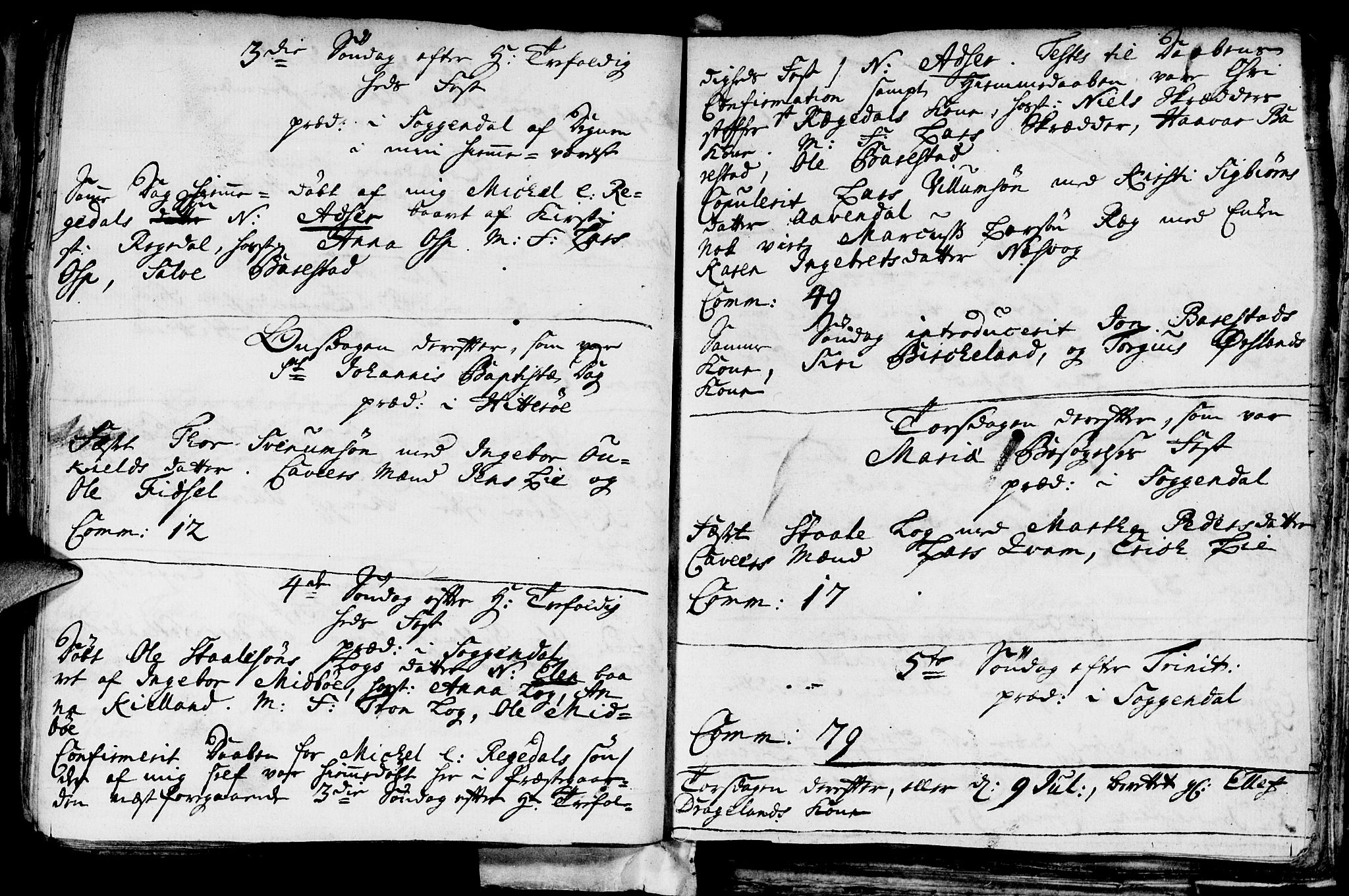 Sokndal sokneprestkontor, AV/SAST-A-101808: Parish register (official) no. A 1, 1729-1740