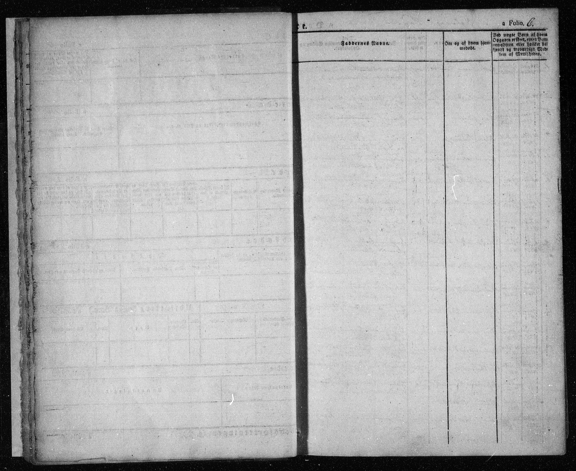 Dypvåg sokneprestkontor, SAK/1111-0007/F/Fa/Faa/L0004: Parish register (official) no. A 4, 1824-1840, p. 6