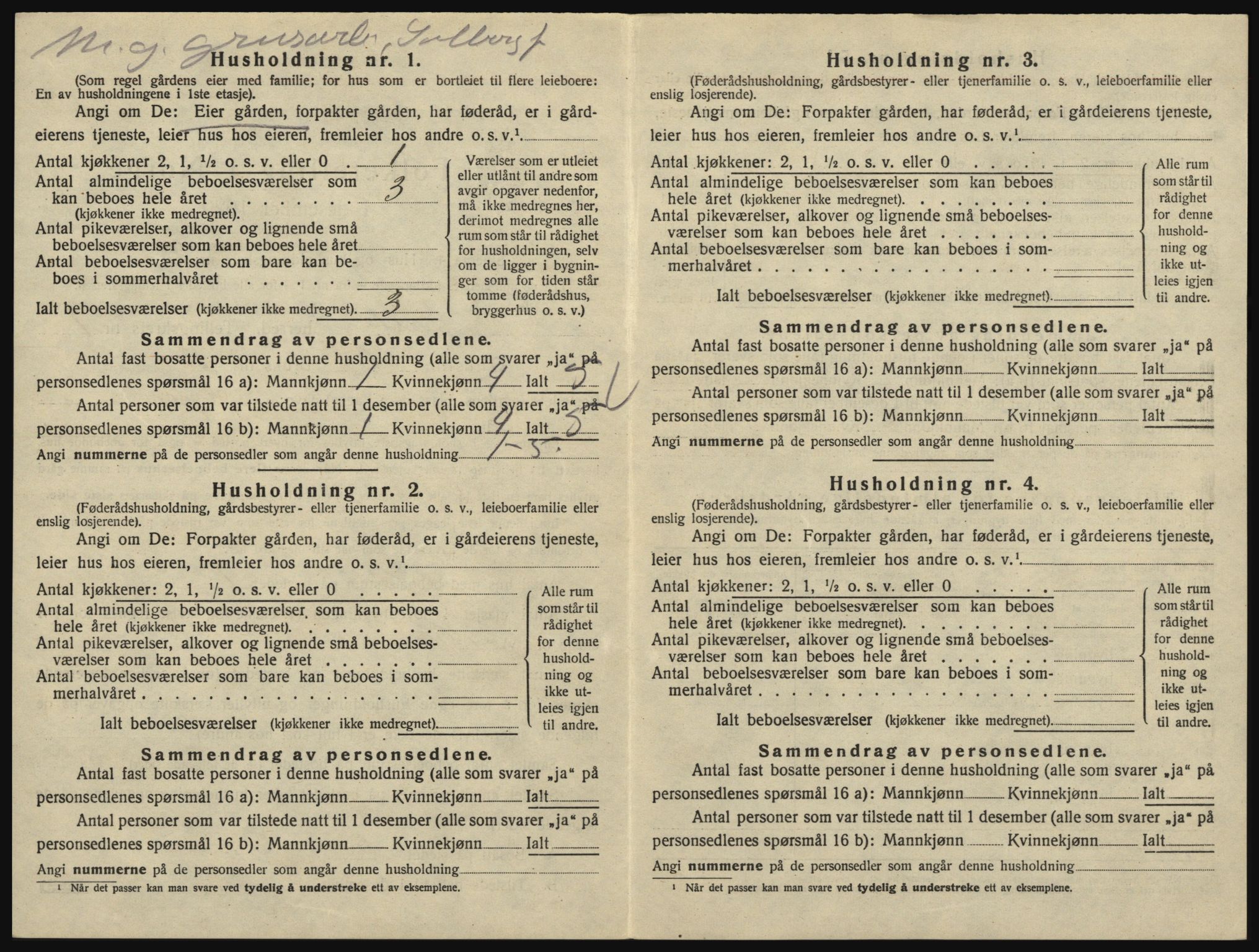 SAO, 1920 census for Eidsberg, 1920, p. 226