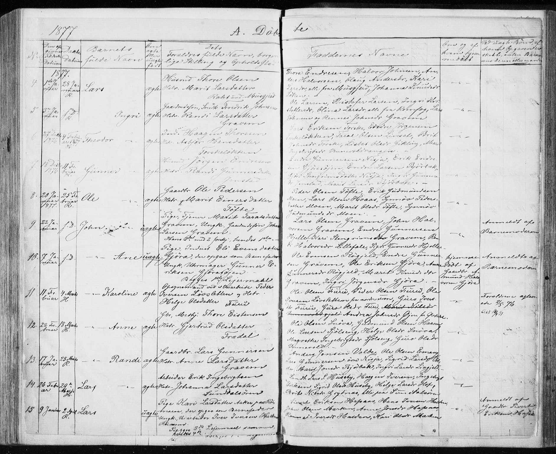 Ministerialprotokoller, klokkerbøker og fødselsregistre - Møre og Romsdal, AV/SAT-A-1454/590/L1013: Parish register (official) no. 590A05, 1847-1877