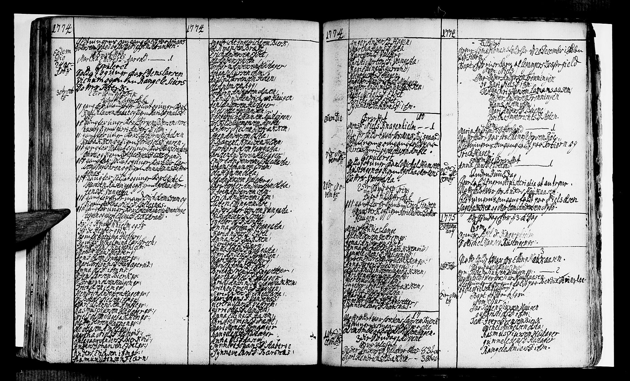 Sogndal sokneprestembete, AV/SAB-A-81301/H/Haa/Haaa/L0004: Parish register (official) no. A 4, 1747-1782