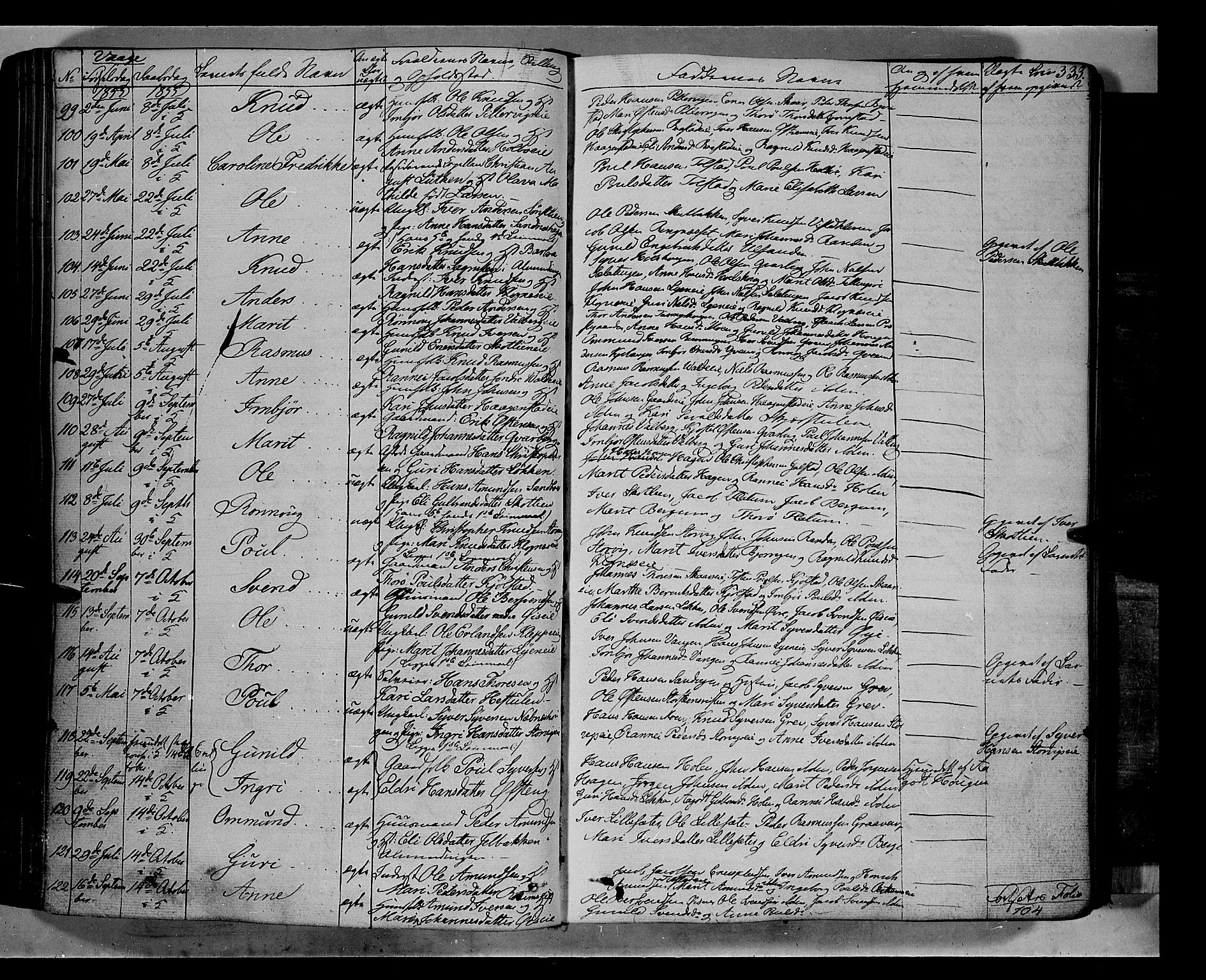 Vågå prestekontor, AV/SAH-PREST-076/H/Ha/Haa/L0005: Parish register (official) no. 5 /1, 1842-1856, p. 333