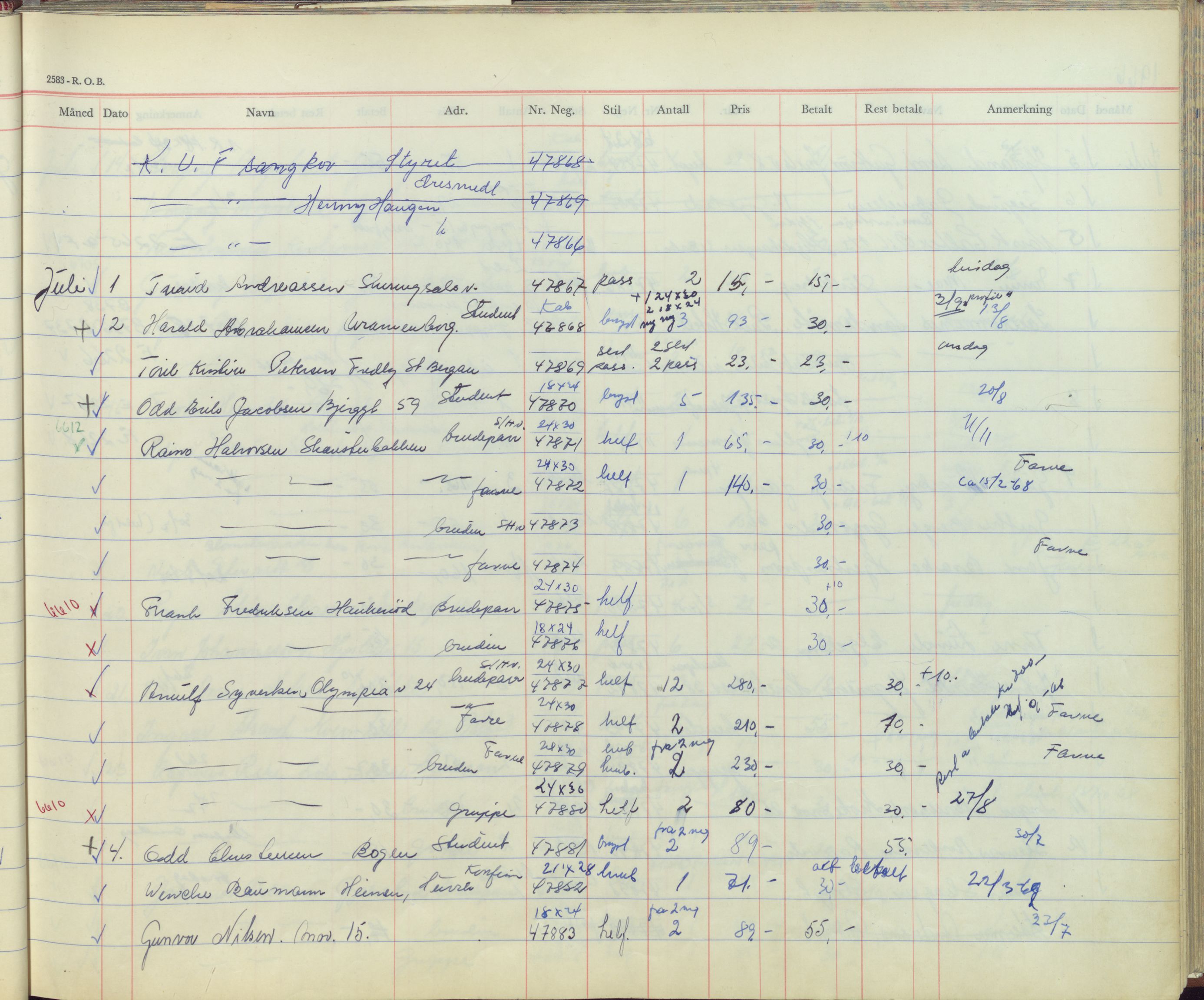 Pa 1494 - Jørgensen, Antonius. Fotograf, VEMU/A-2760/F/Fb, 1927-1984, p. 2813