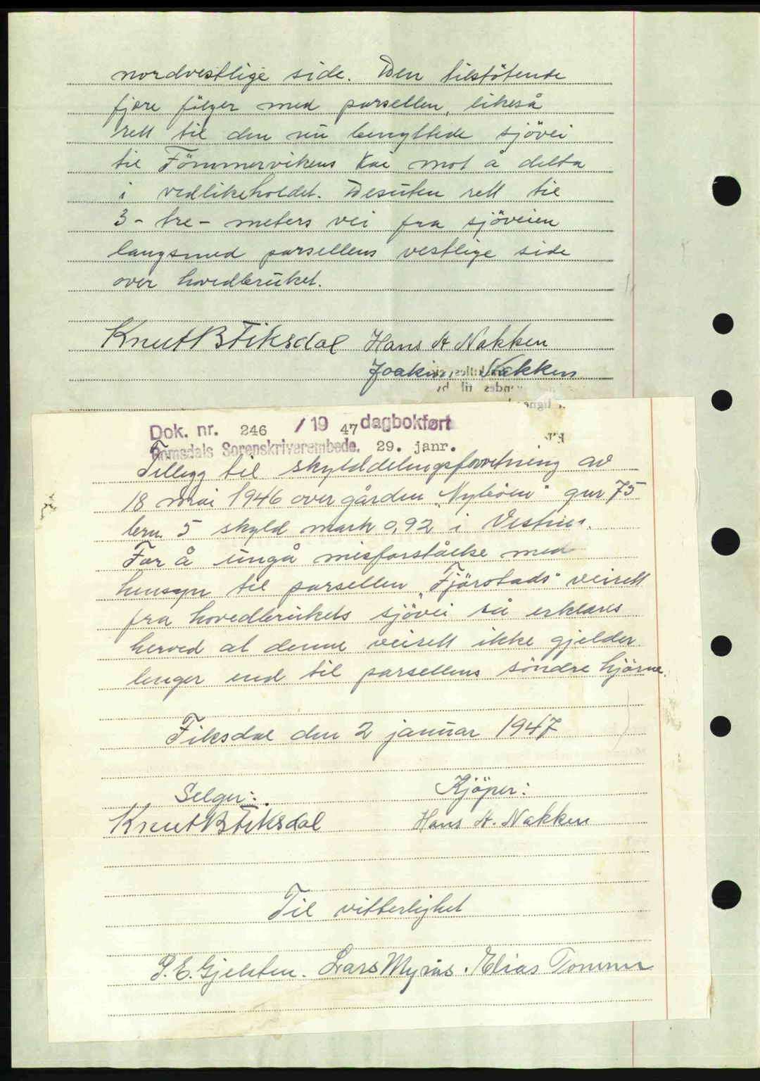 Romsdal sorenskriveri, SAT/A-4149/1/2/2C: Mortgage book no. A19, 1946-1946, Diary no: : 885/1946