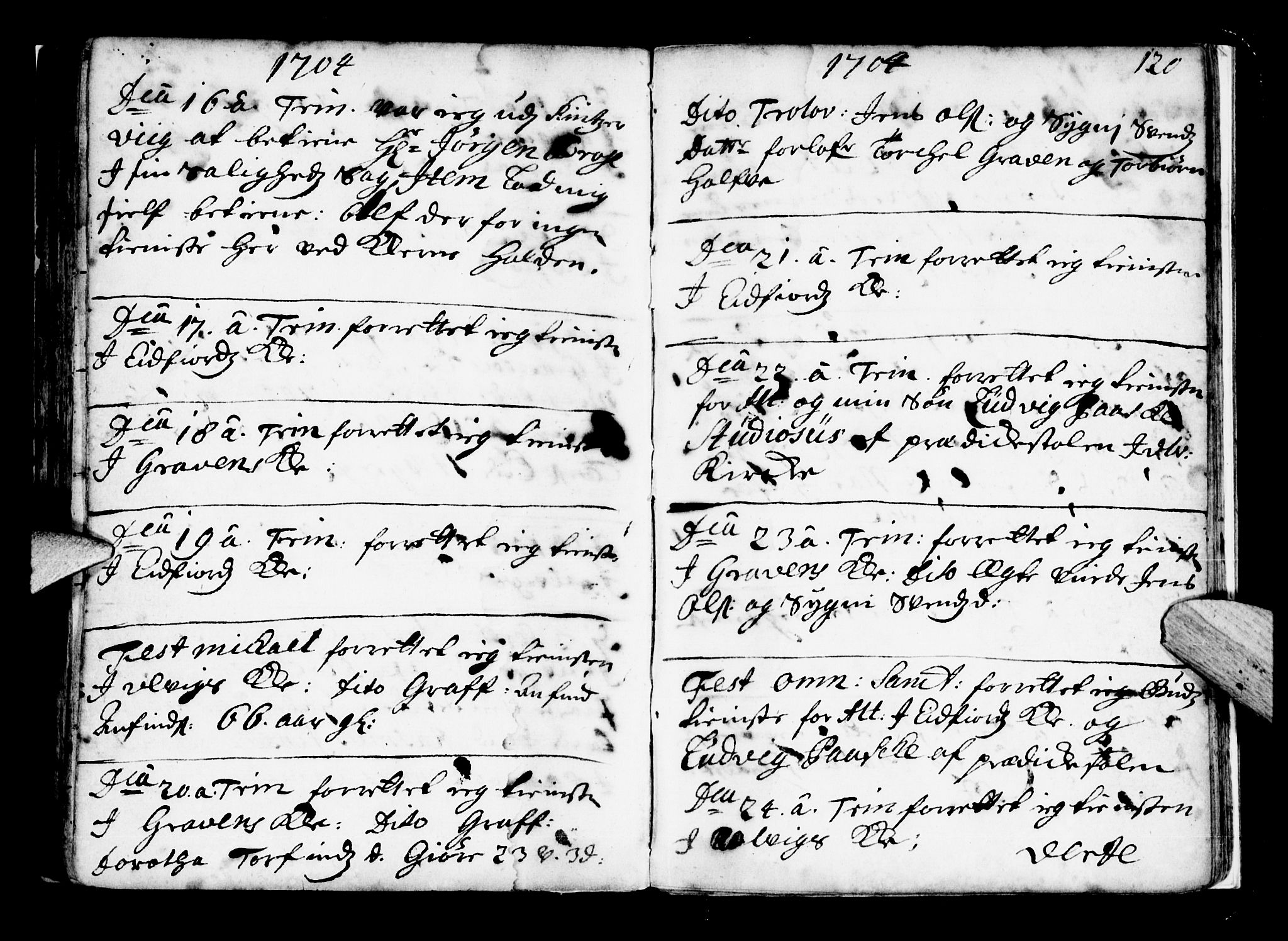 Ulvik sokneprestembete, SAB/A-78801/H/Haa: Parish register (official) no. A 2, 1689-1706, p. 120