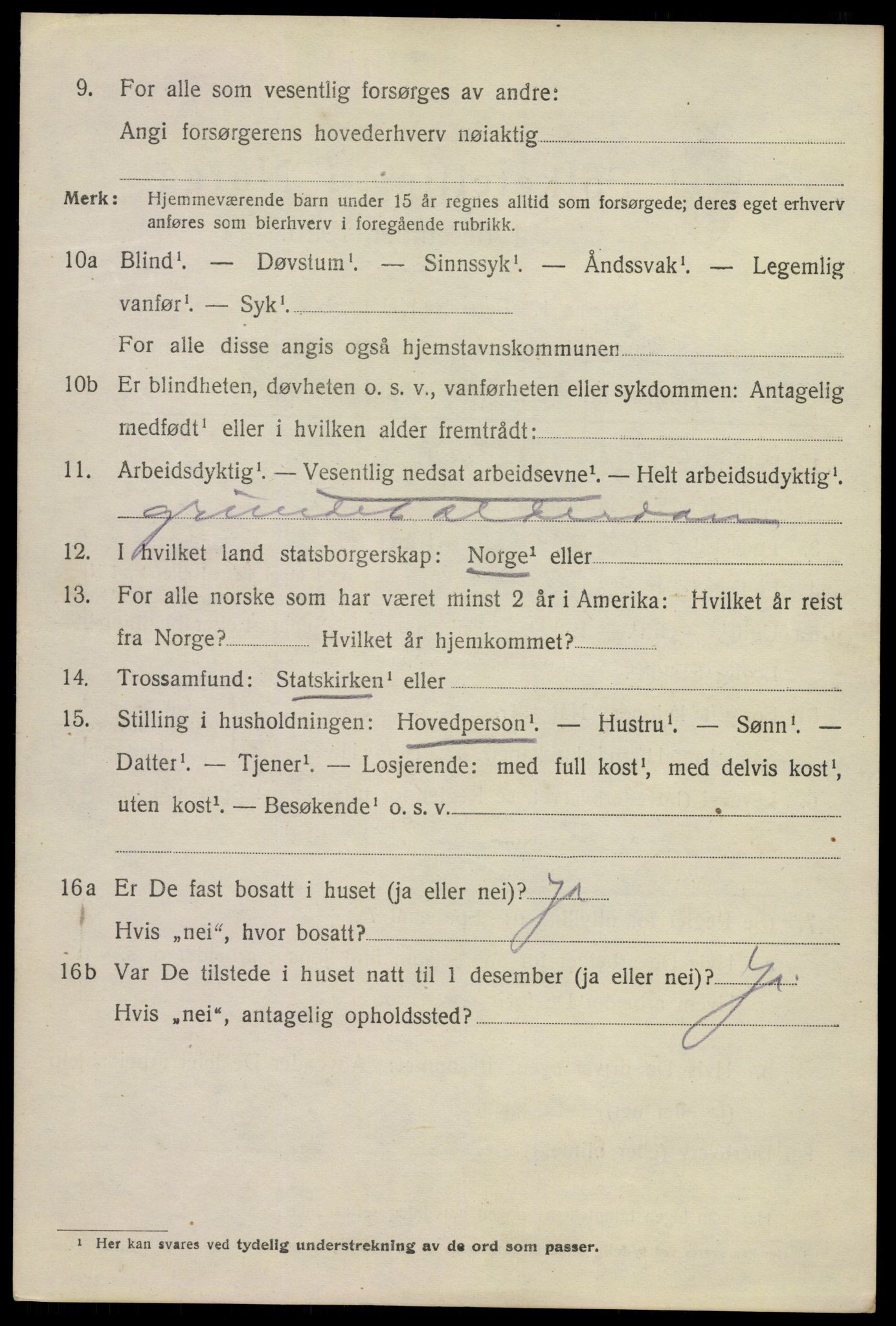 SAKO, 1920 census for Svelvik, 1920, p. 1898
